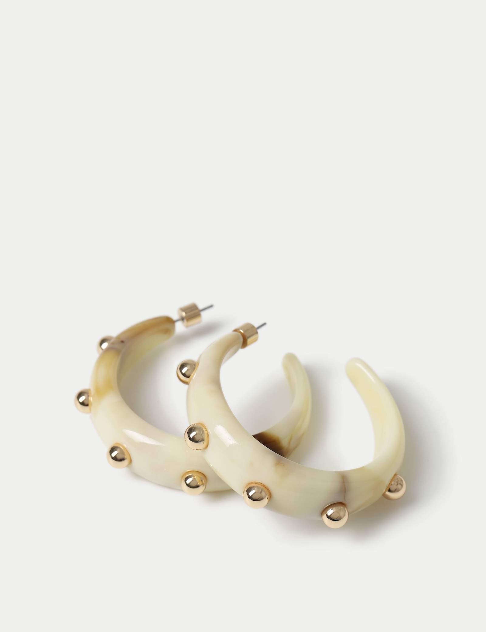 Maxi Resin Stud Earrings - image 2
