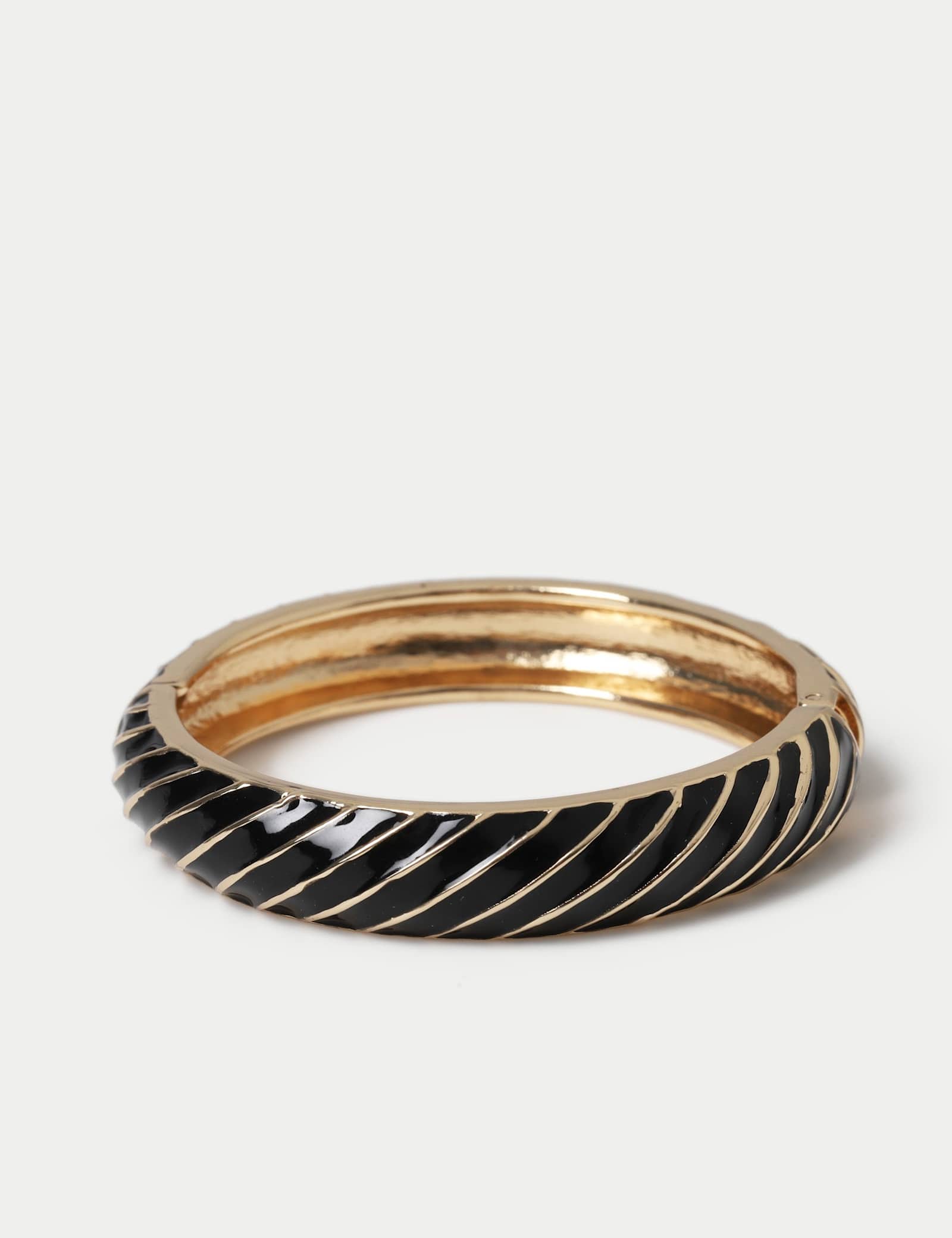 Enamel Stripe Bangle - image 1