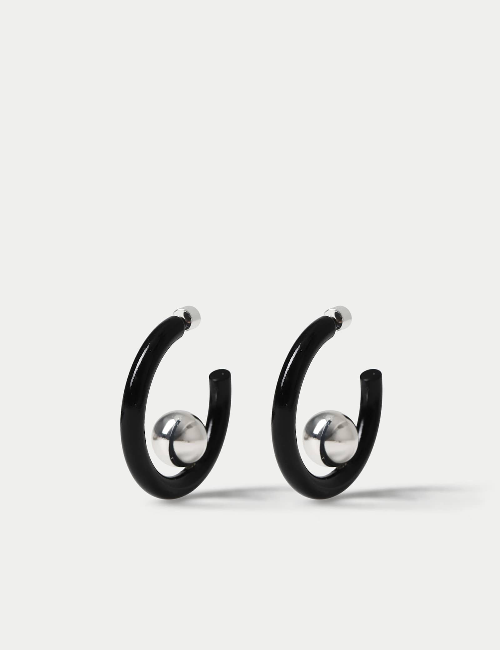 Sphere Hoop Earrings - image 1