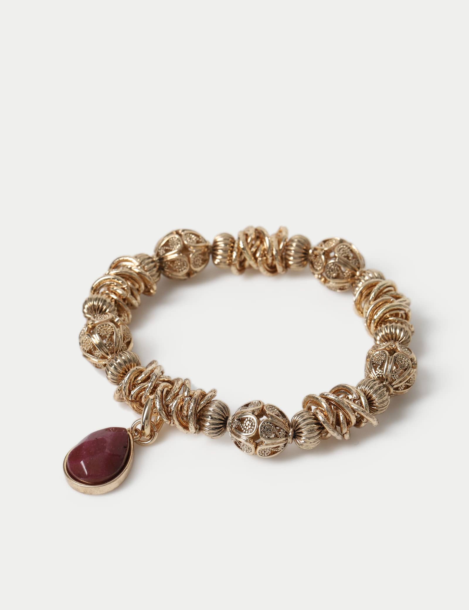 Filigree Stretch Charm Bracelet - image 2