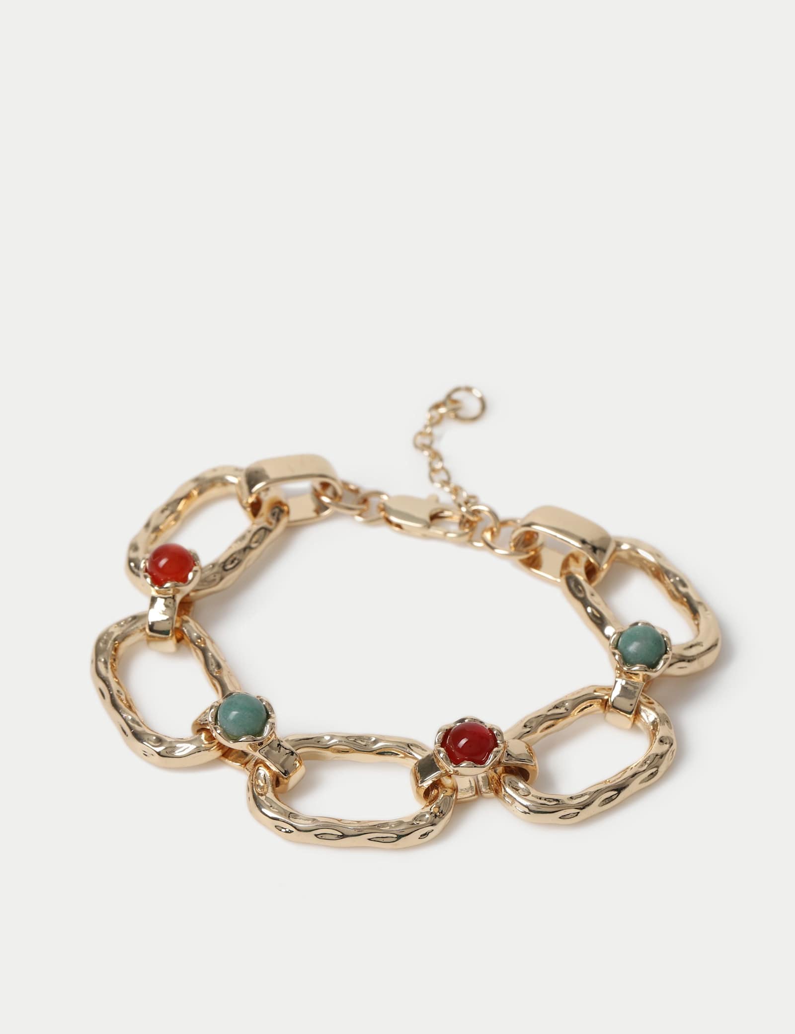 Natural Stone Chunky Link Bracelet - image 2