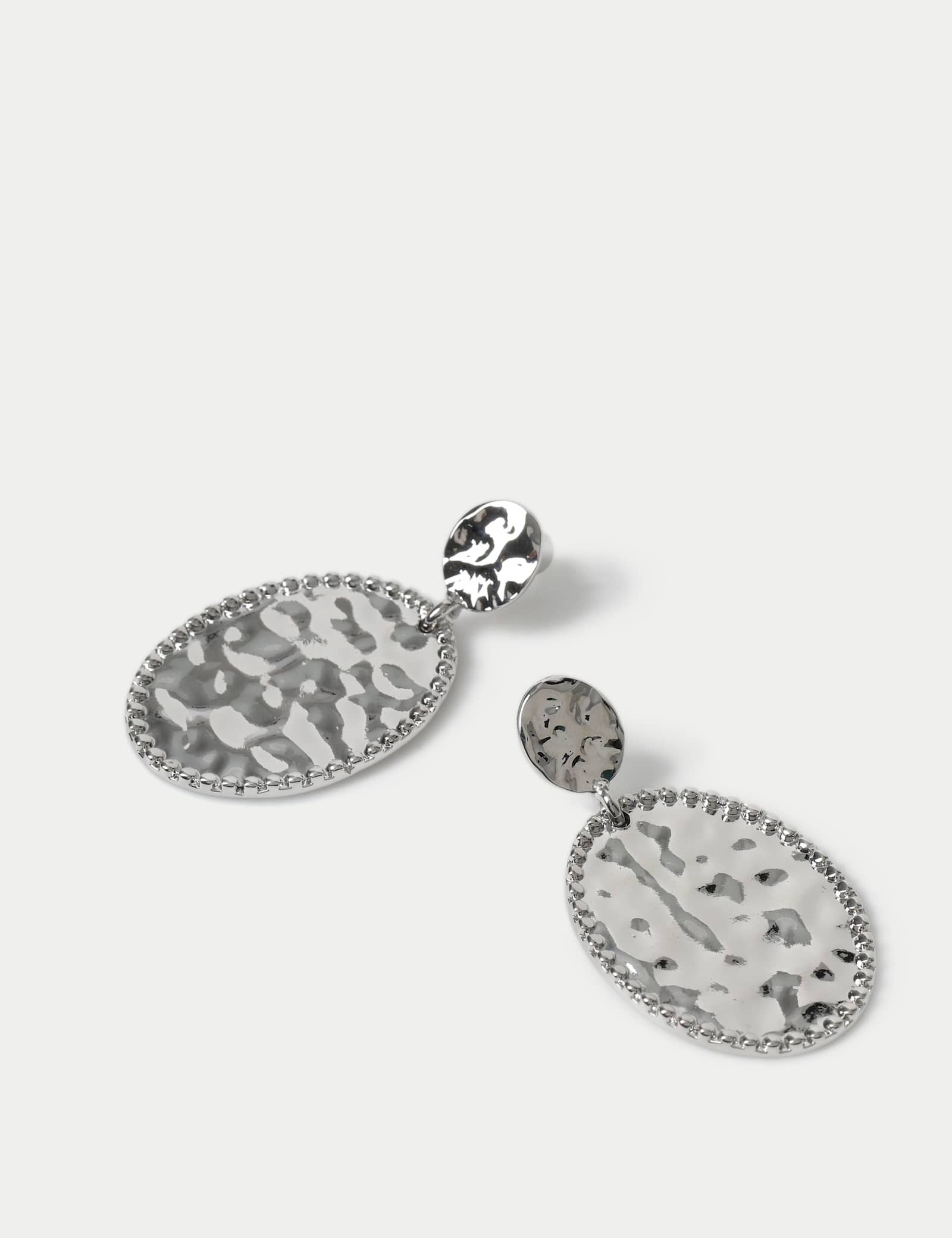 Textured Drop Earrings - image 2