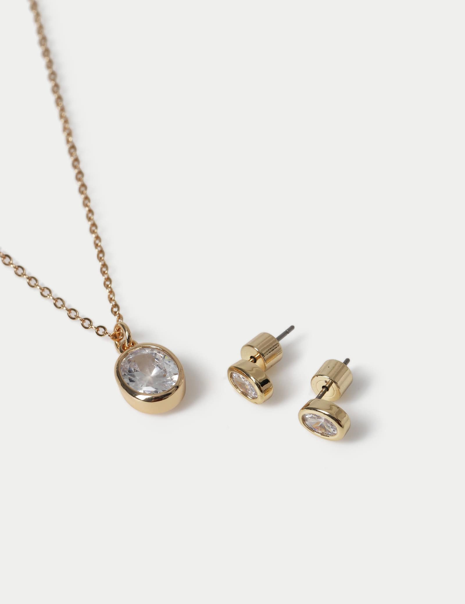 14ct Gold Plated Necklace and Earrings - image 2