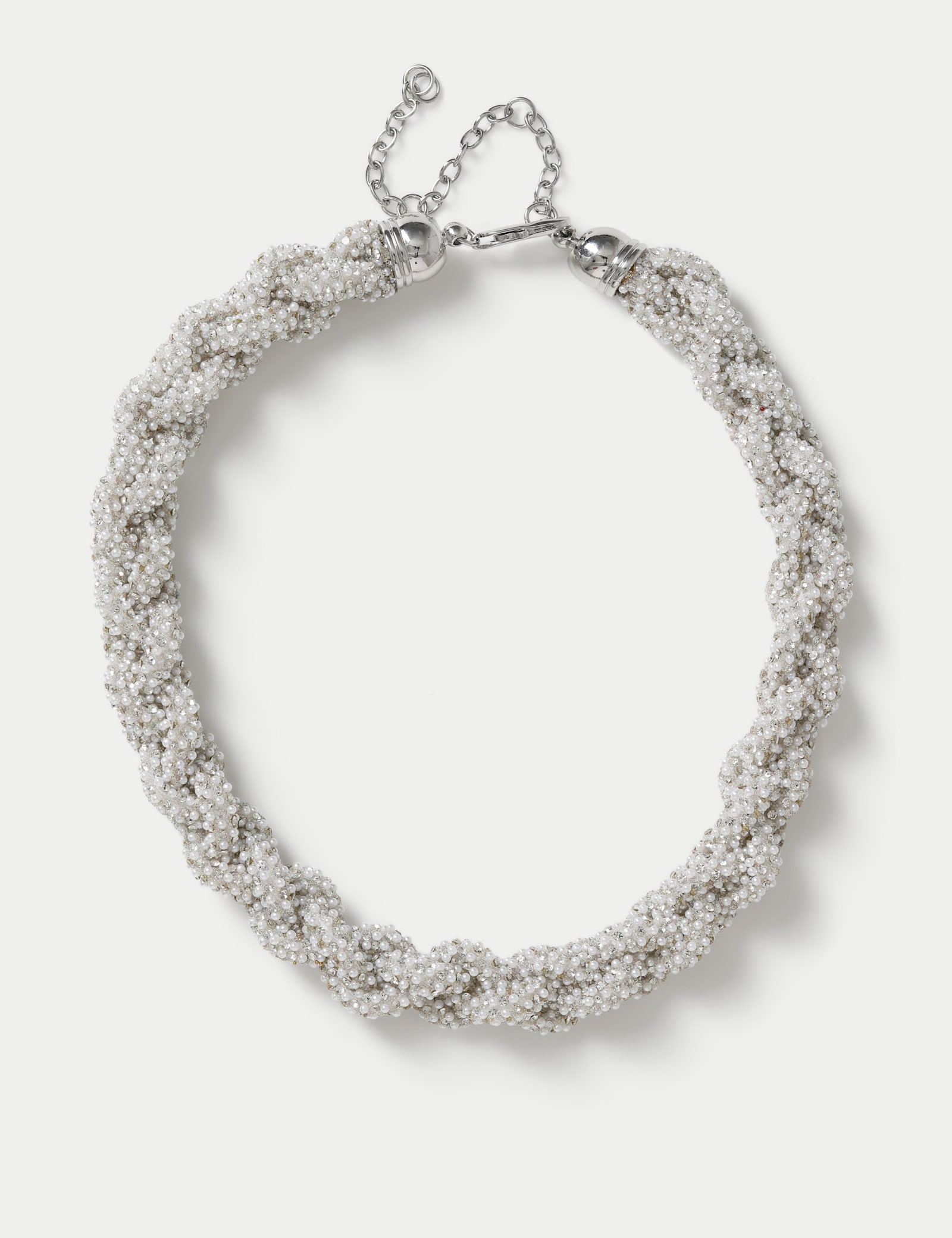 Pearl Jelly Plaited Necklace - image 1