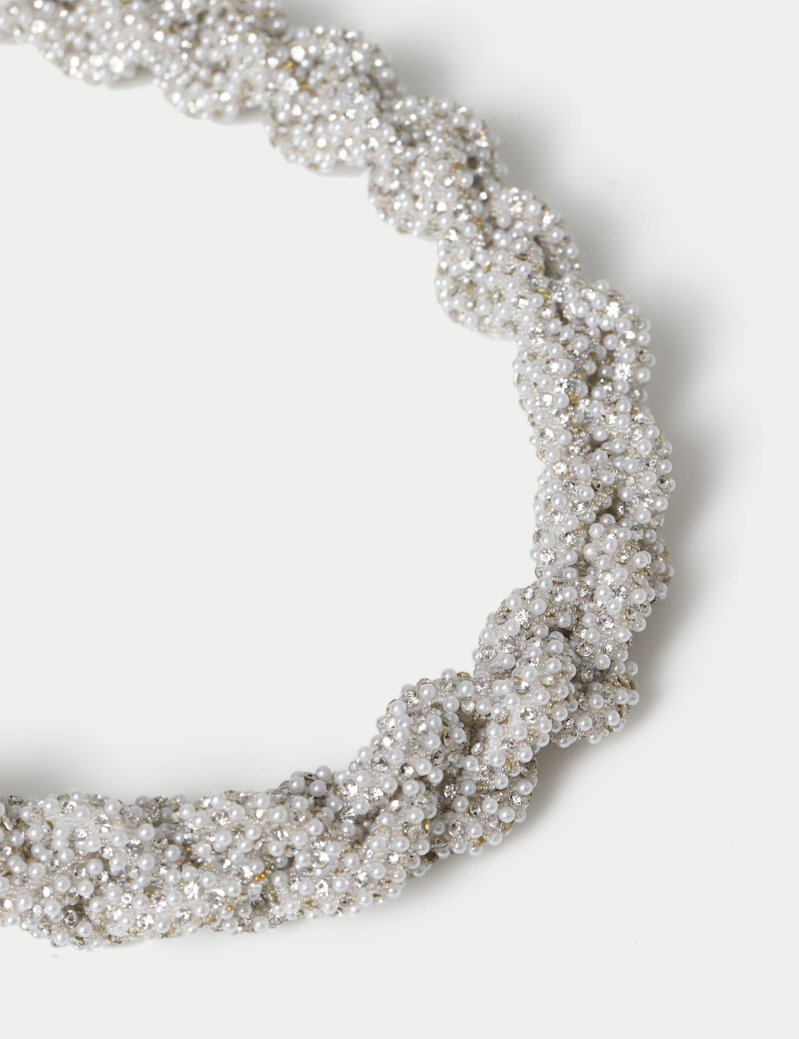 Pearl Jelly Plaited Necklace - image 2
