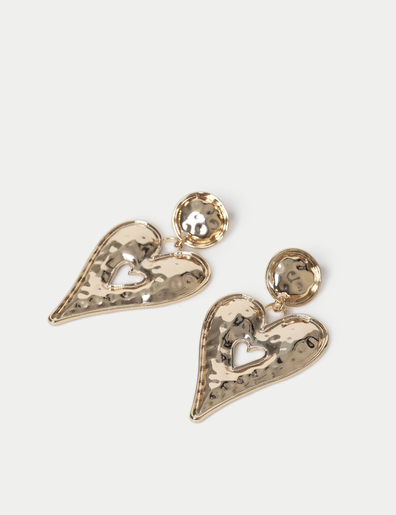 Molten Heart Oversized Earrings - image 2