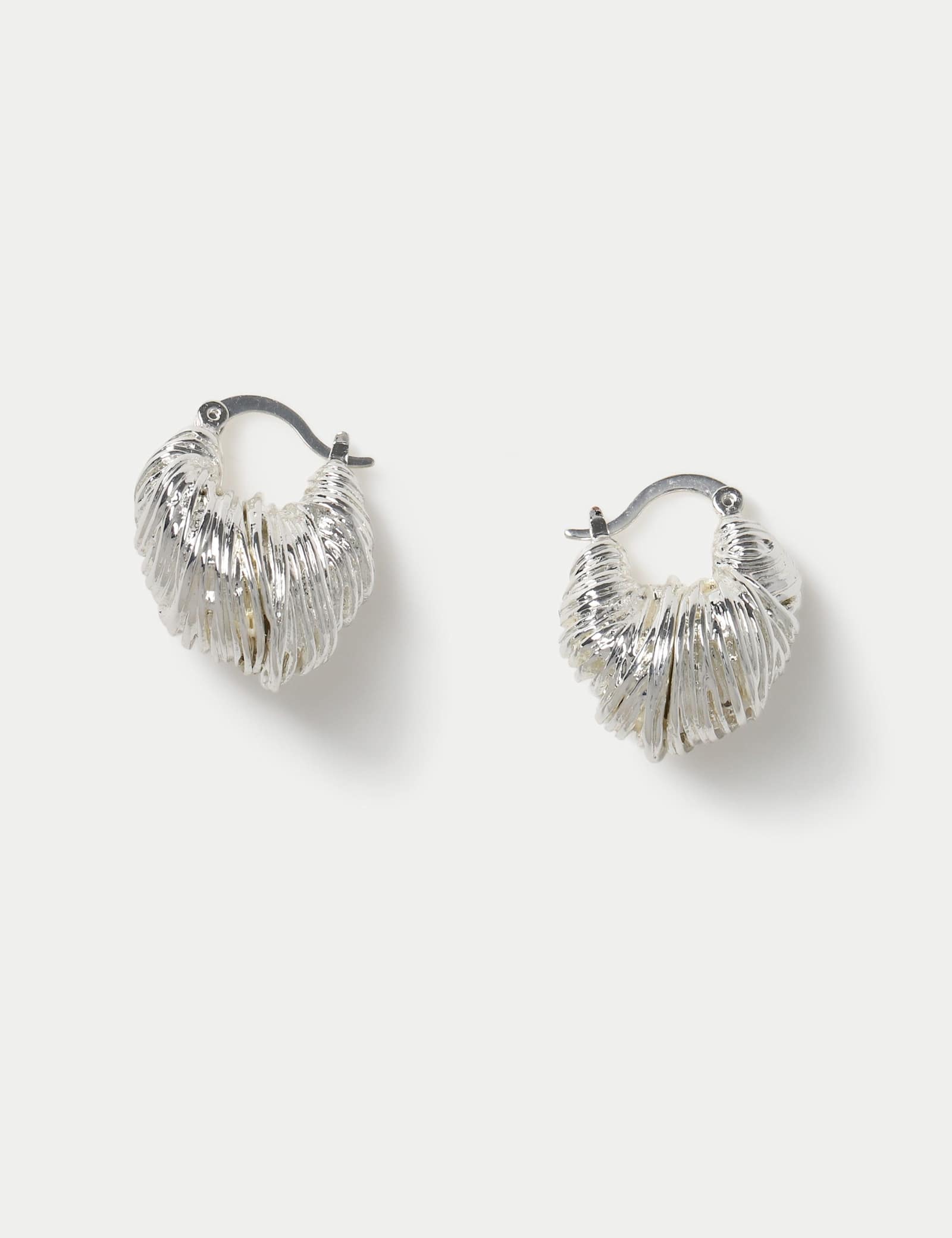 Molten Hoop Earrings - image 1