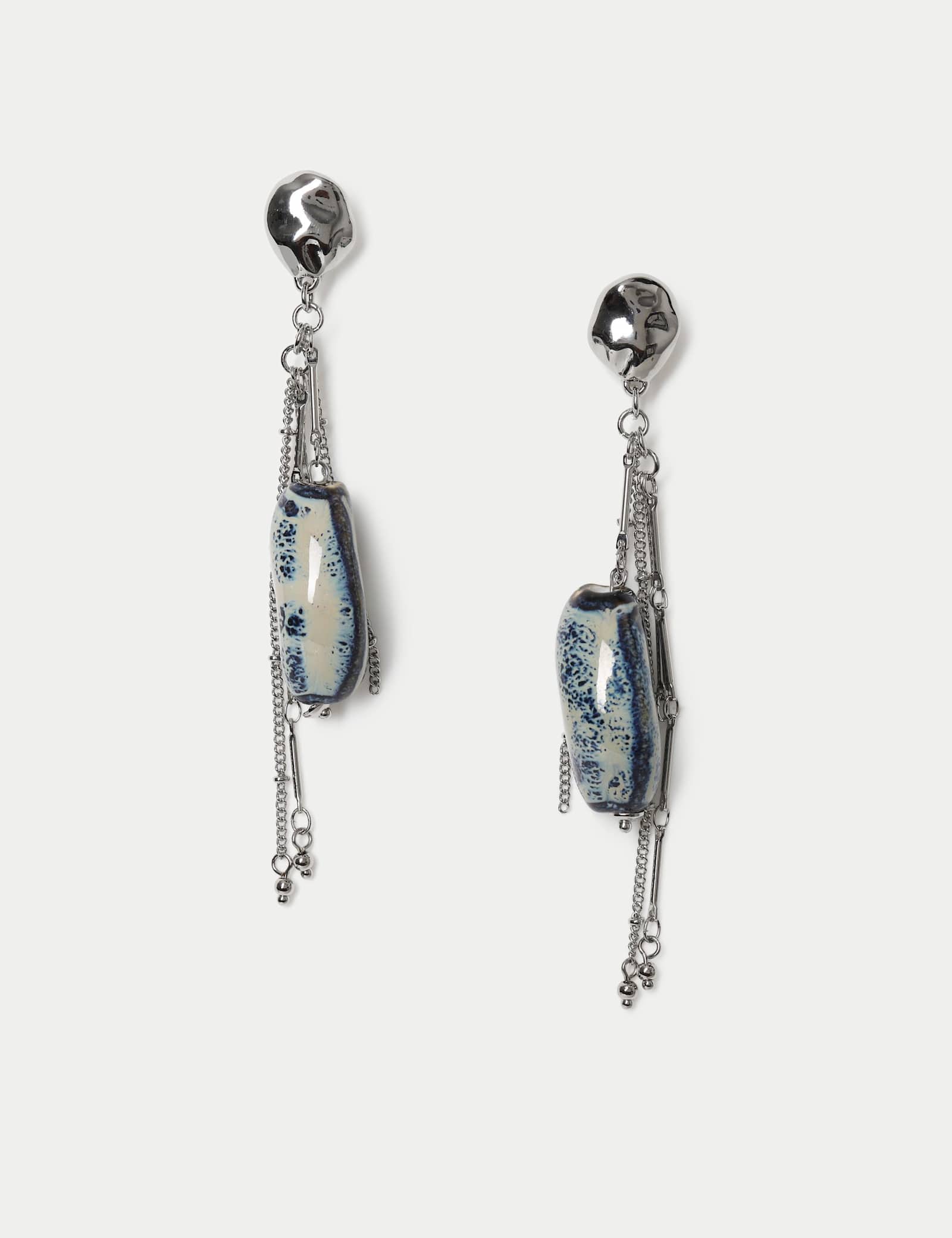 Stone Drop Earrings - image 1