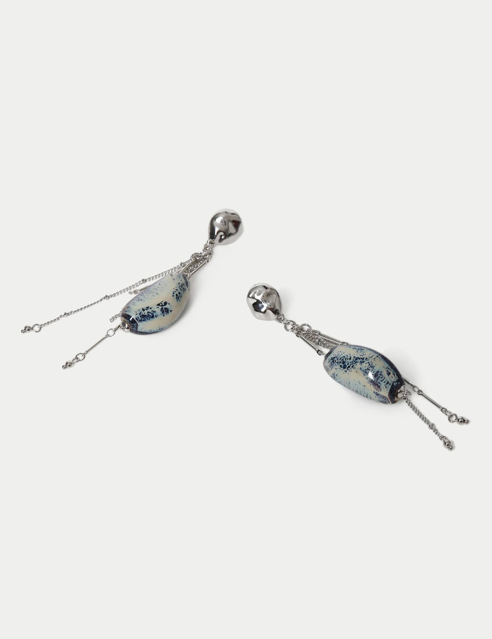 Stone Drop Earrings - image 2