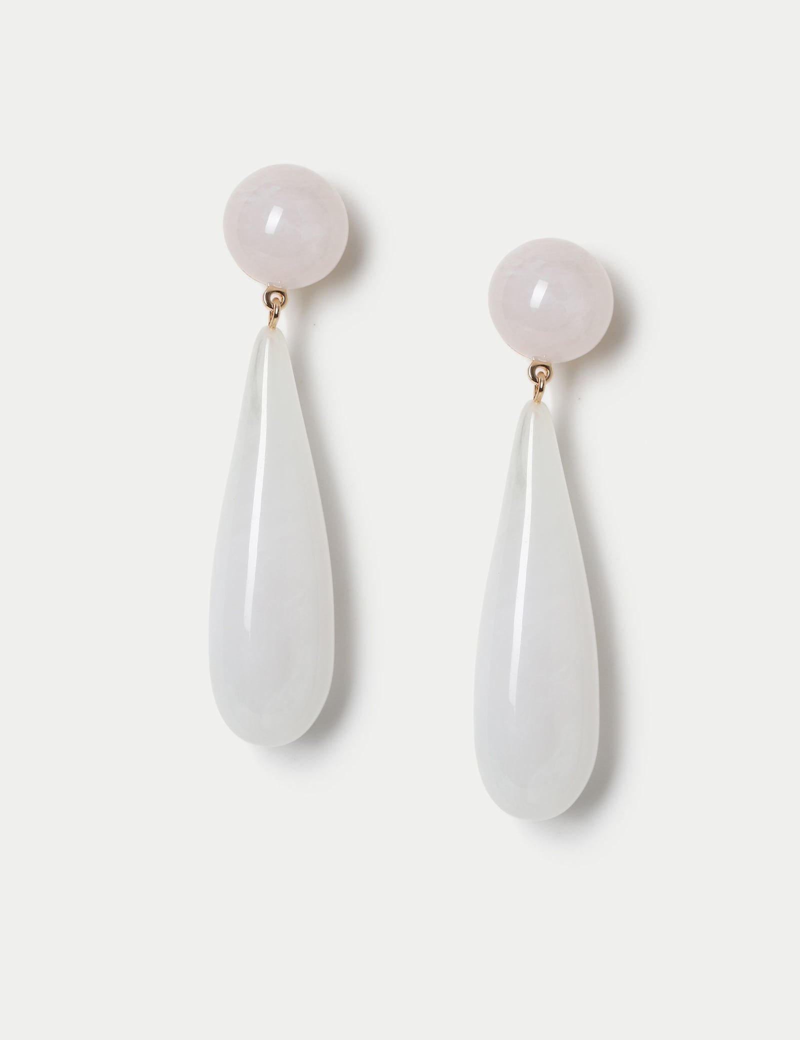 Resin Drop Earrings - image 1