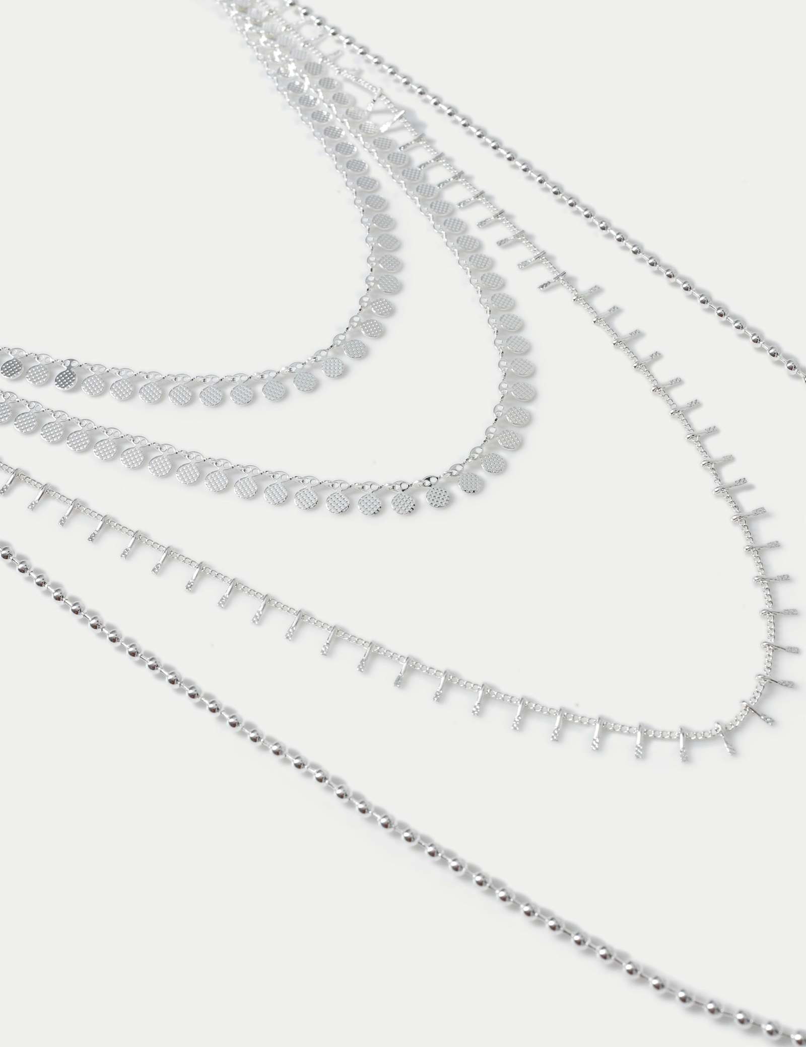 Multi Row Cascade Necklace - image 2