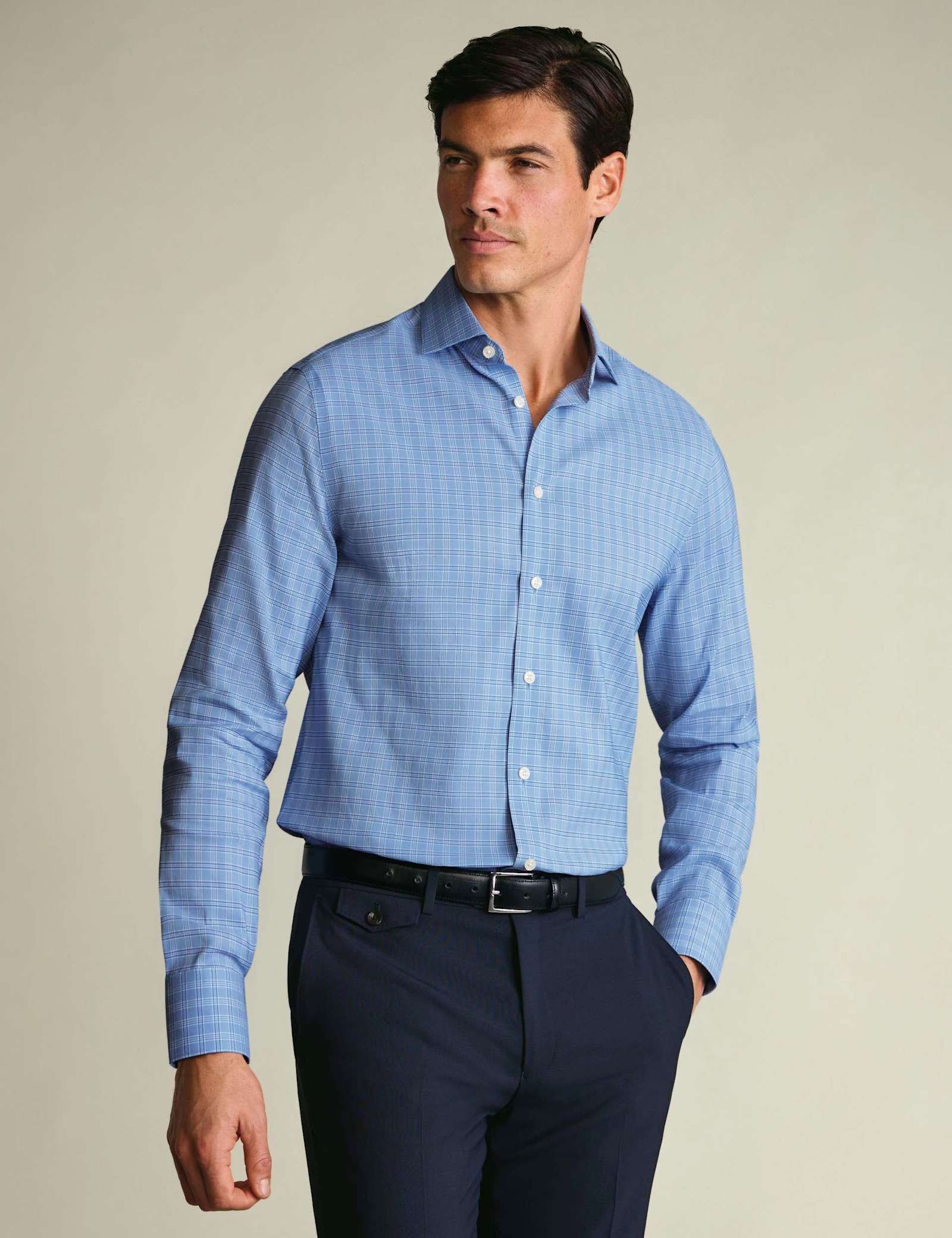 Non Iron Performance Twill Check Shirt - image 2