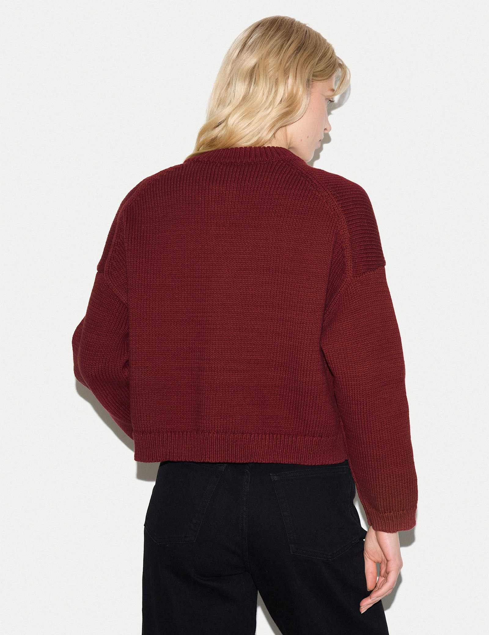 Cotton Rich Chunky Relaxed Cardigan - image 5