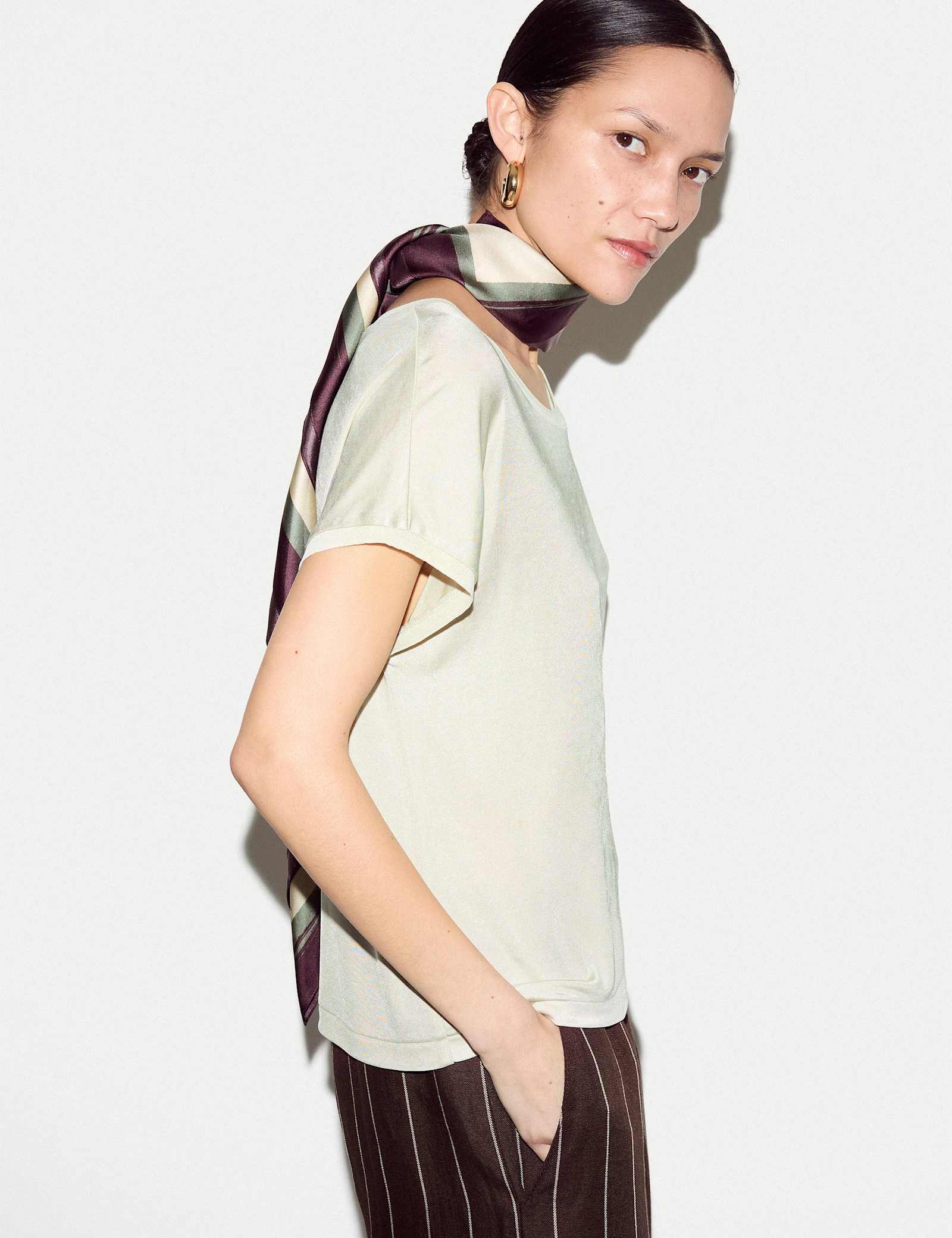 Jersey Round Neck Top - image 4