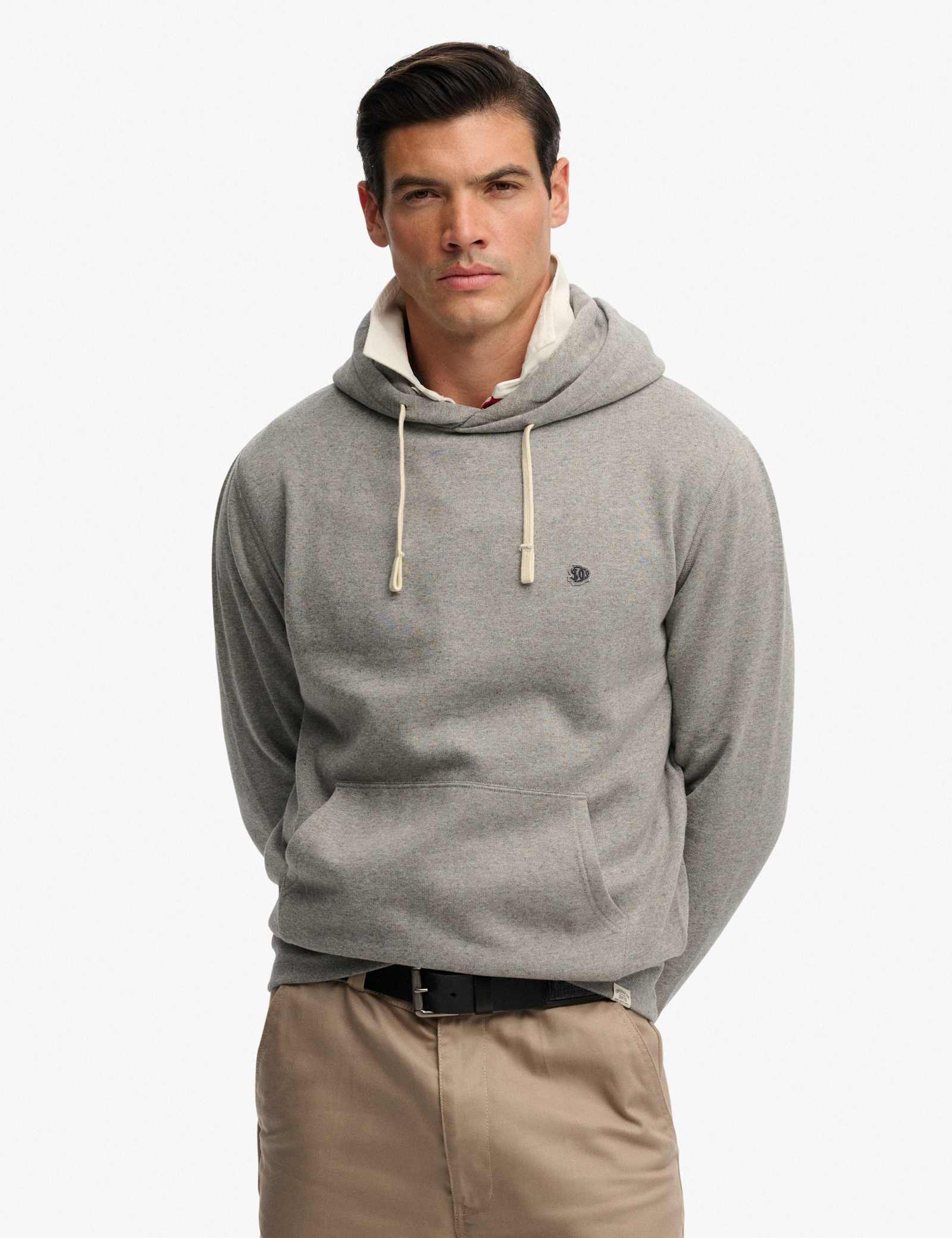 Cotton Rich Embroidered Logo Hoodie - image 1