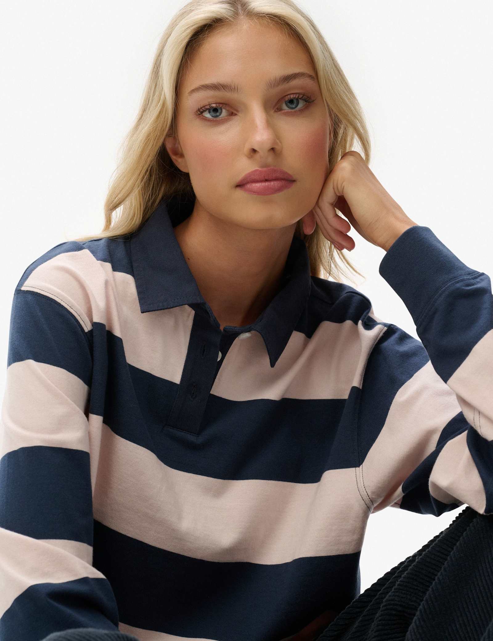 Pure Cotton Striped Rugby Top - image 4