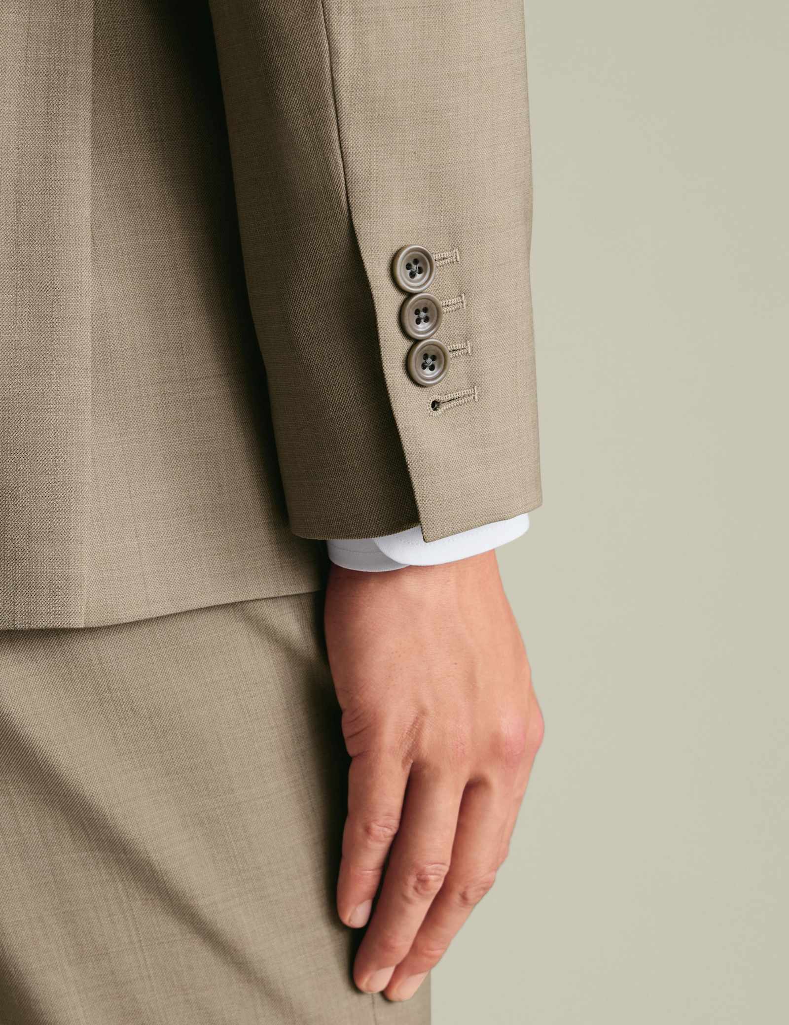 Slim Fit Pure Wool Suit Jacket - image 2