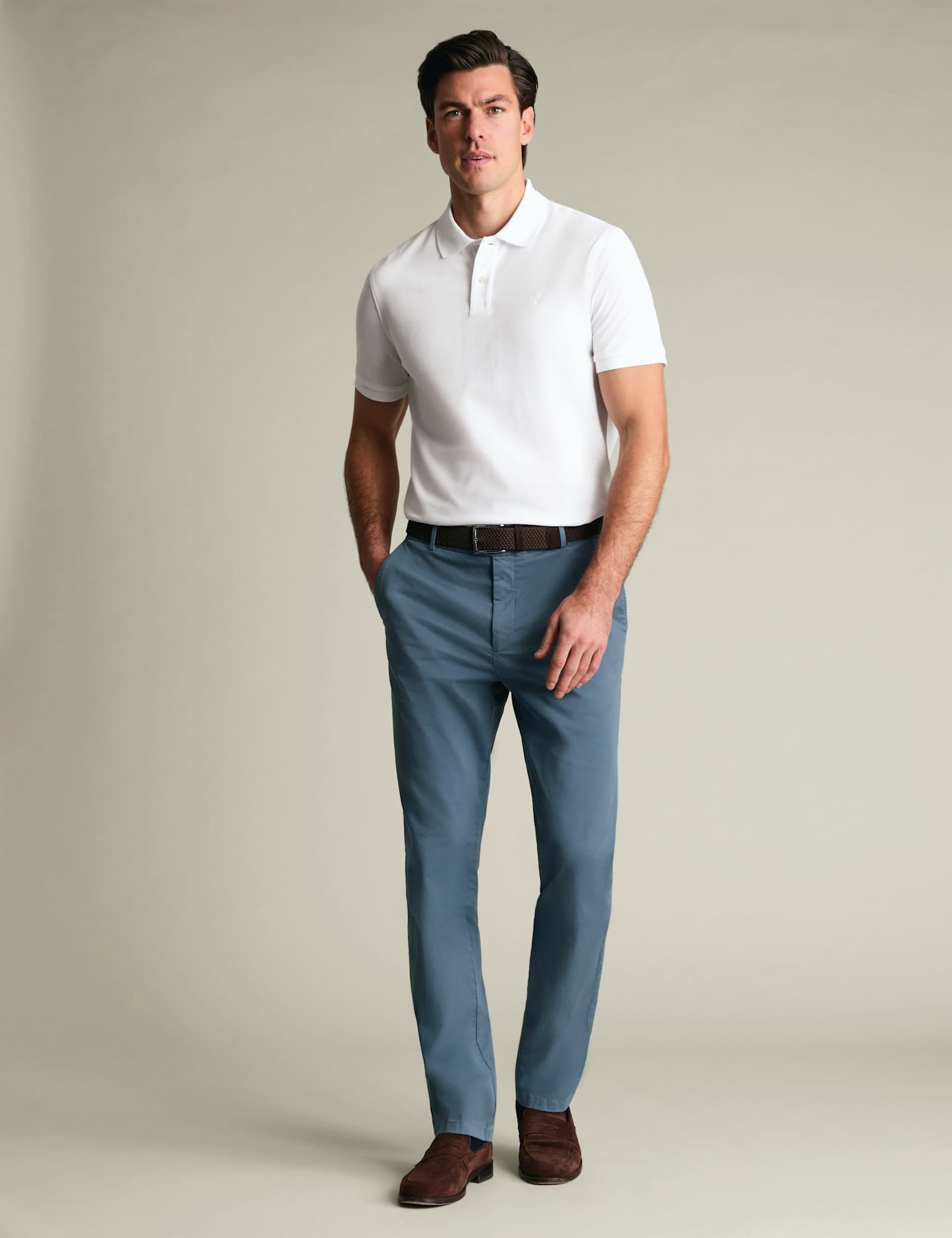 Regular Fit Stretch Chinos - image 2