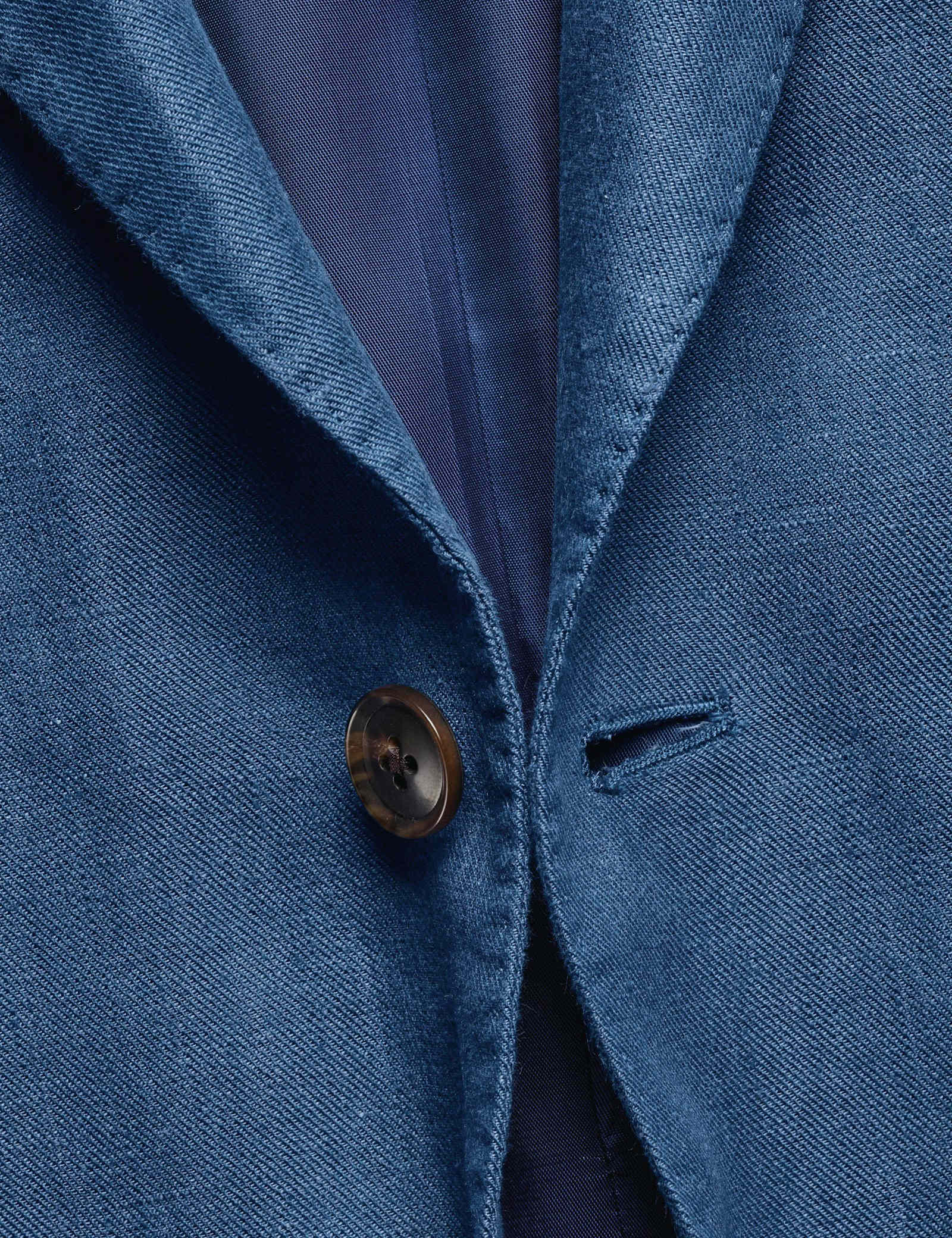Slim Fit Pure Linen Twill Blazer - image 4
