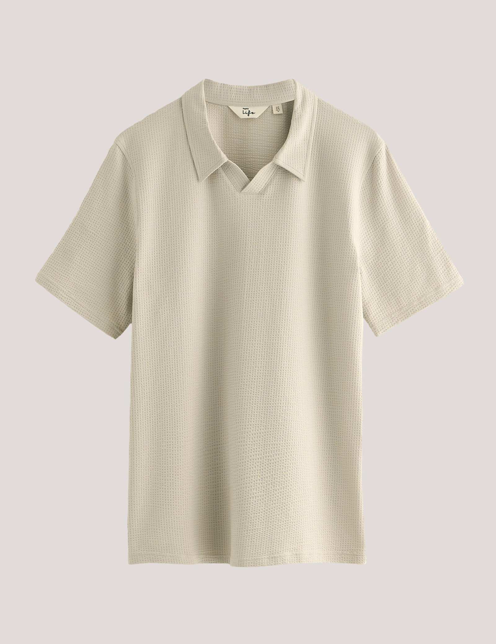 Delray Cotton Rich Waffle Polo Shirt - image 2
