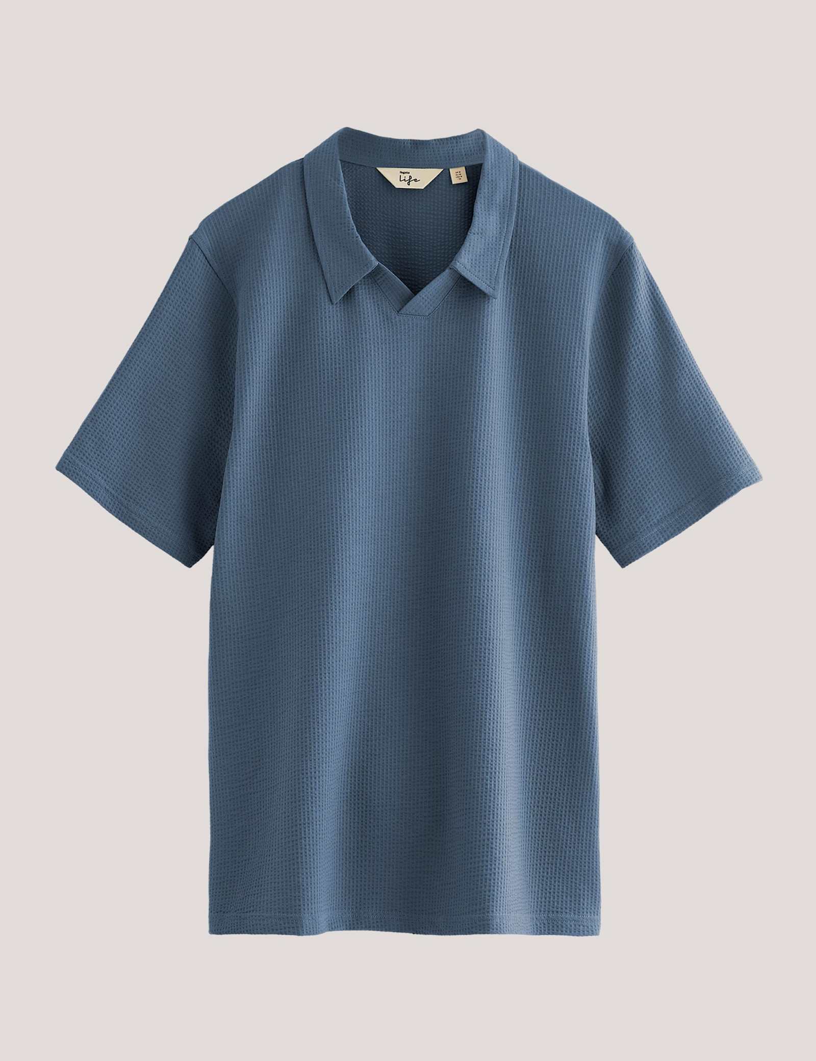 Delray Cotton Rich Waffle Polo Shirt - image 1