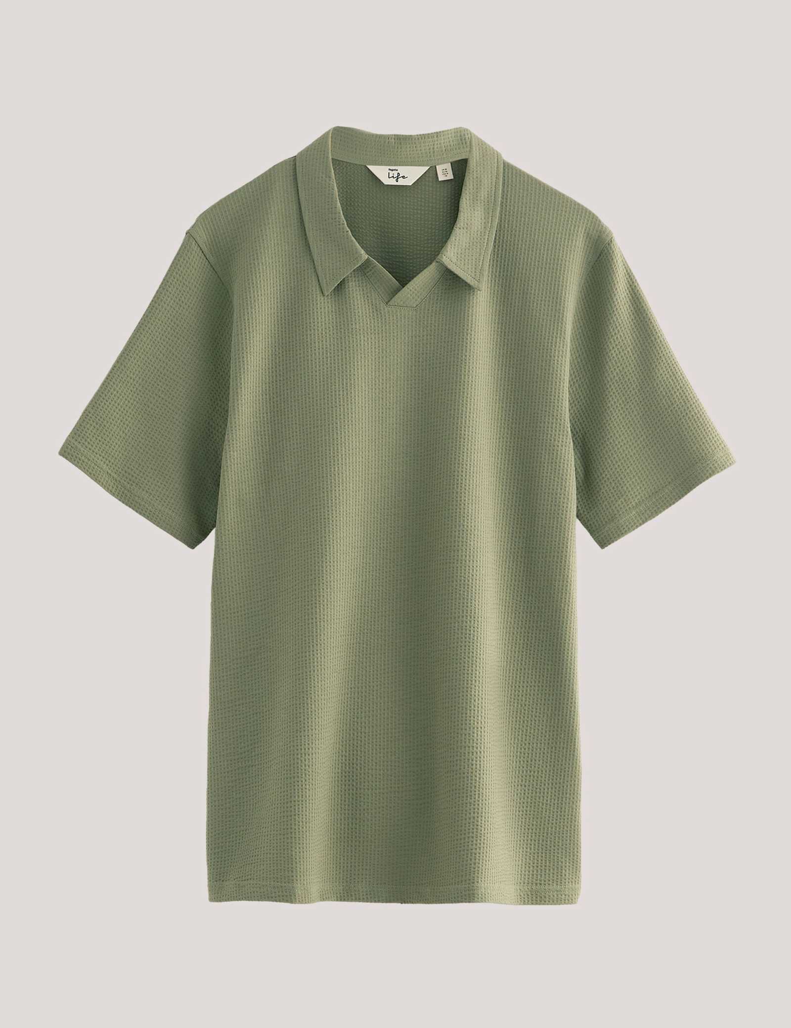 Delray Cotton Rich Waffle Polo Shirt - image 3