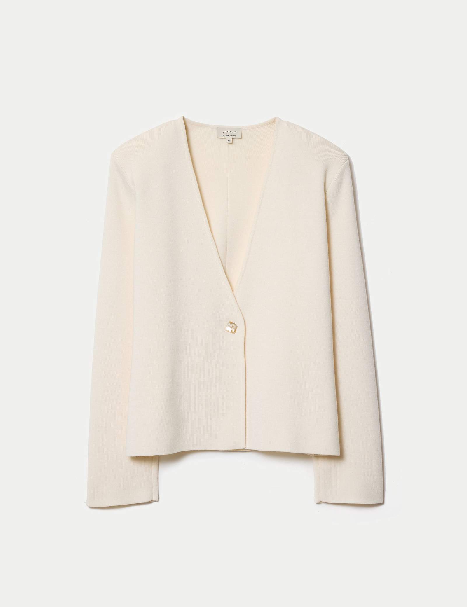 Wool Blend Knitted Jacket - image 1