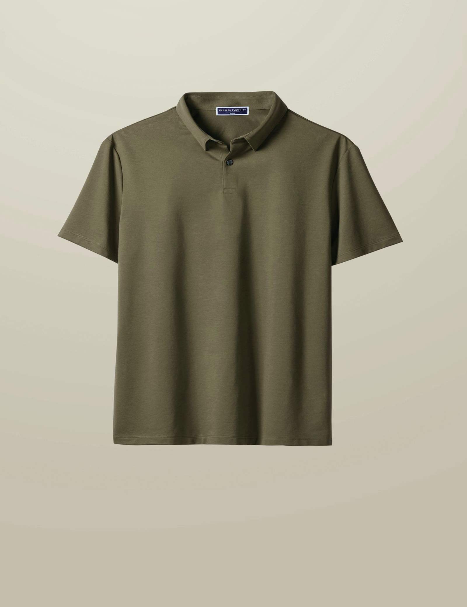 Cotton Blend Jersey Polo Shirt - image 5