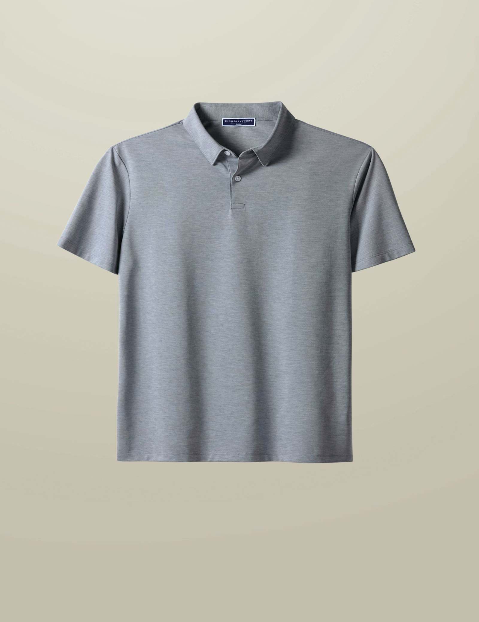Cotton Blend Jersey Polo Shirt - image 2
