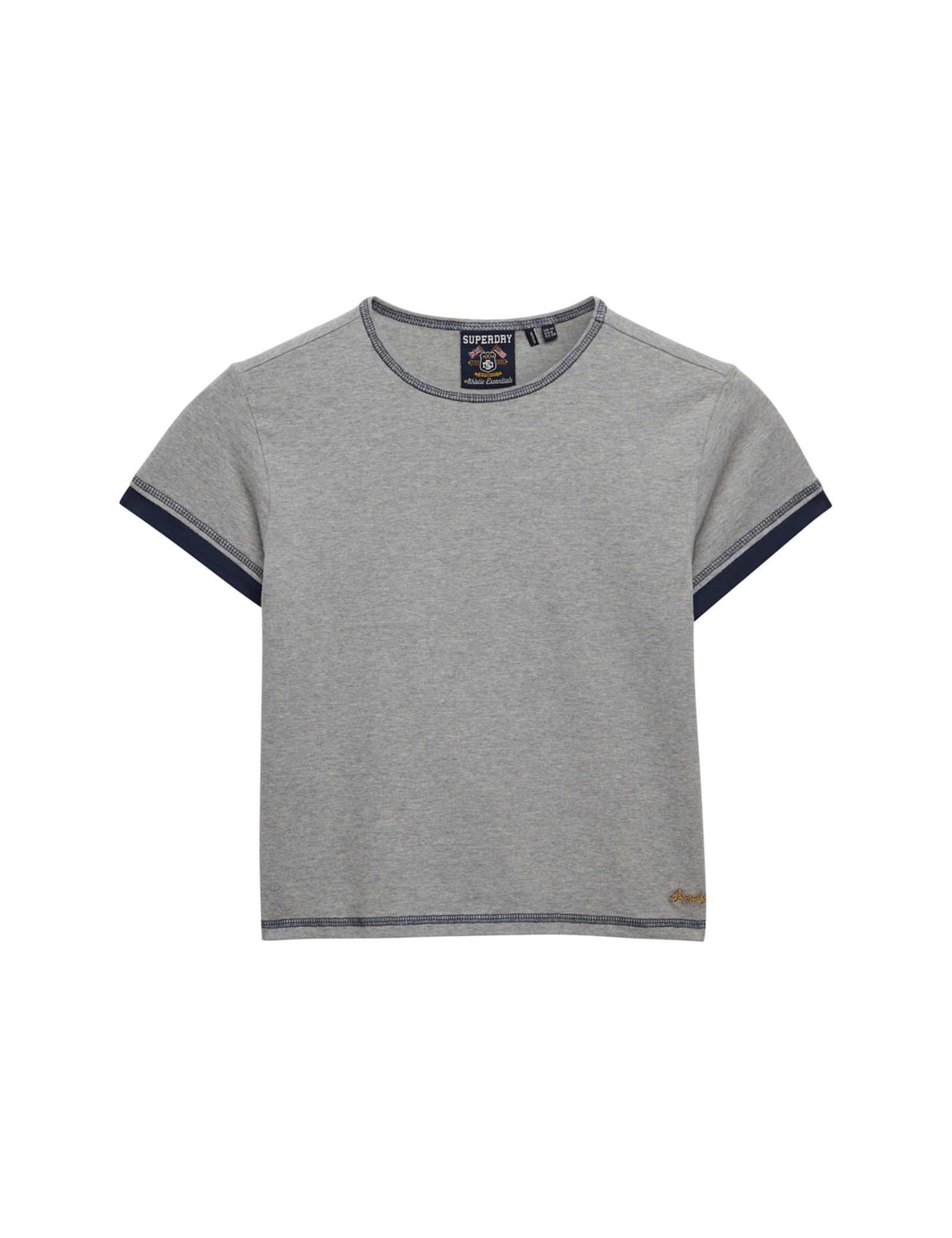 Cotton Rich Layered Crop T-Shirt - image 1