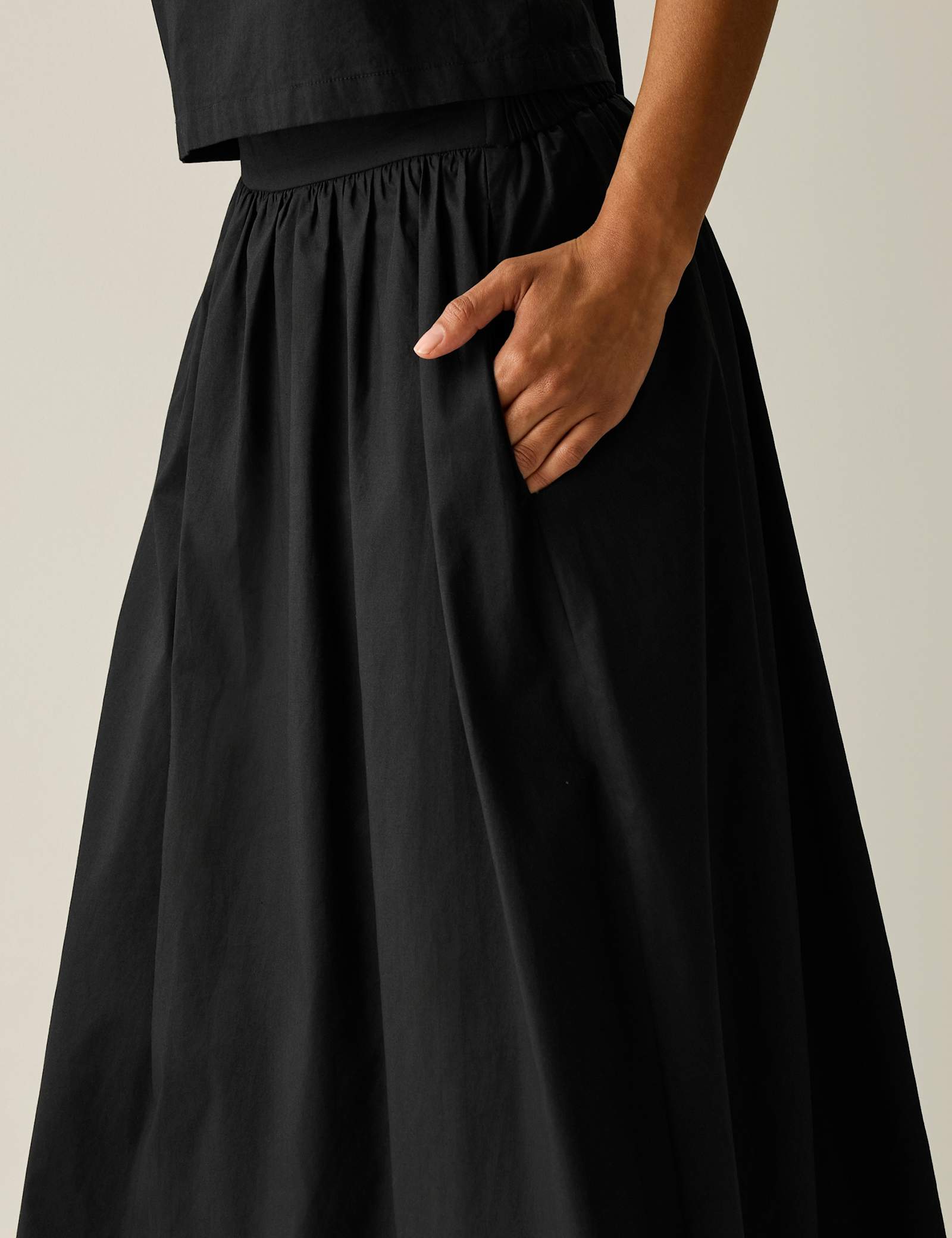 Galdana Pure Cotton Printed Midi Skirt - image 5