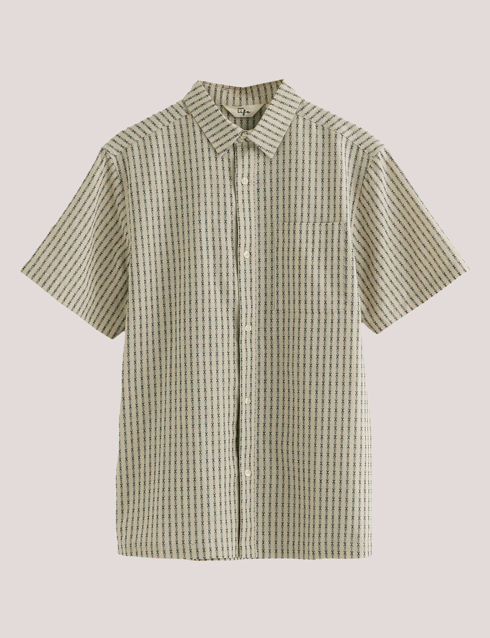 Camilo Relaxed Fit Cotton Rich Printed Shirt - image 1