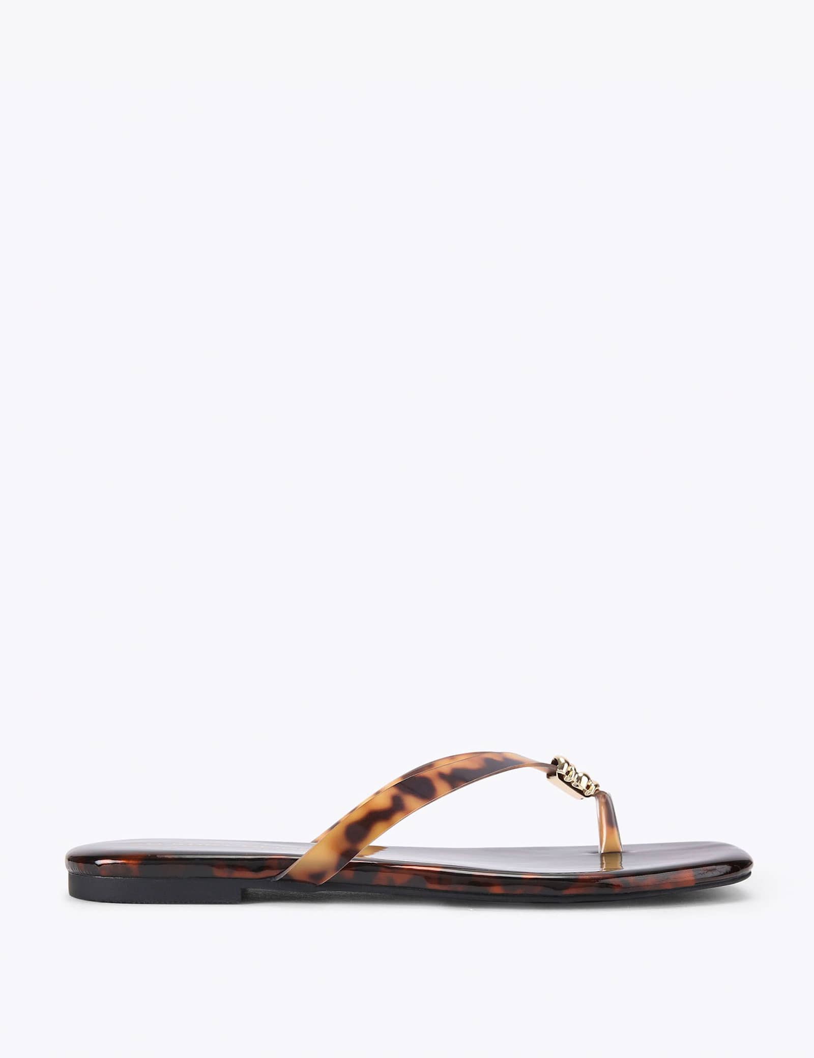 Animal Print Flip Flops - image 1