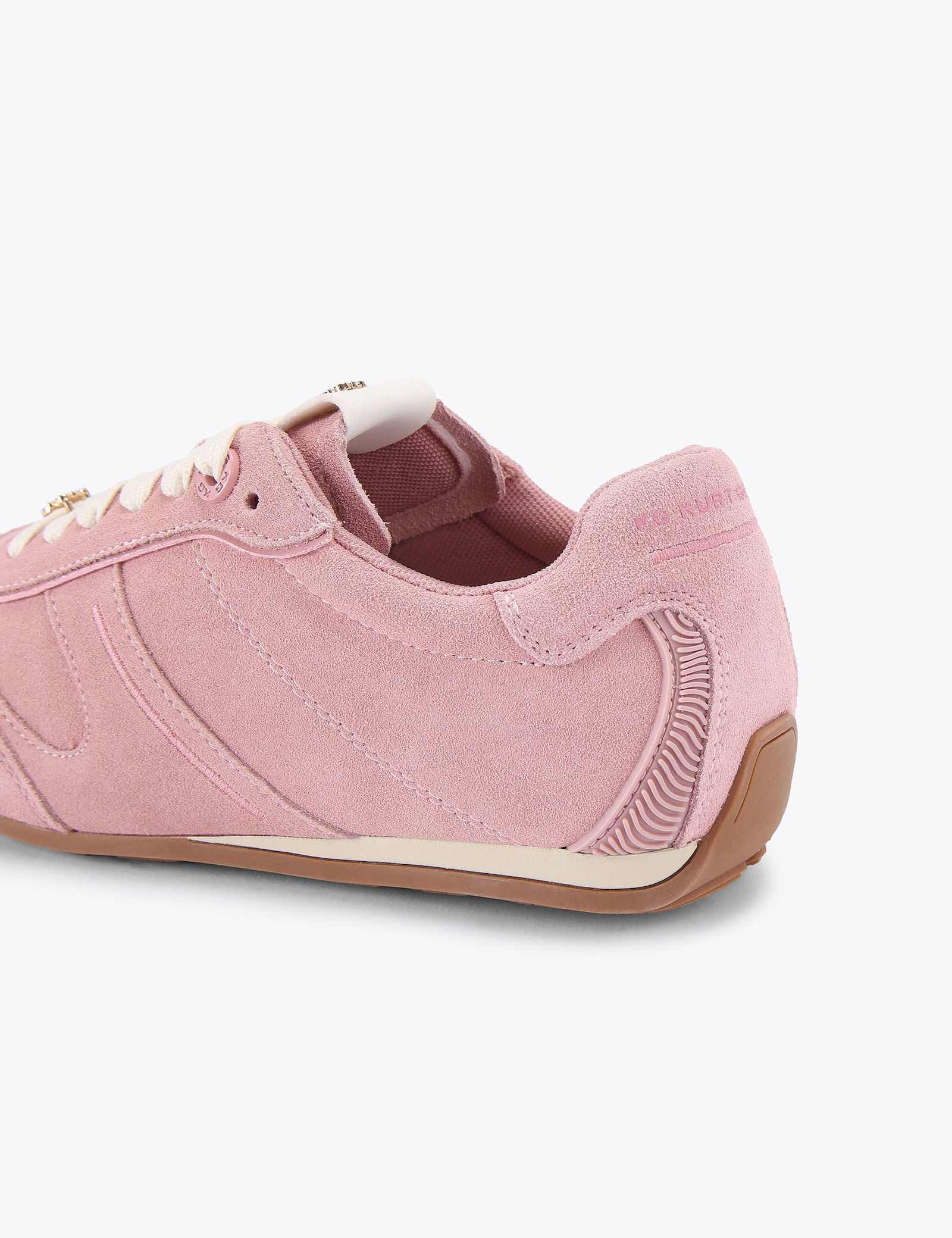 Suede Lace Up Trainers - image 4