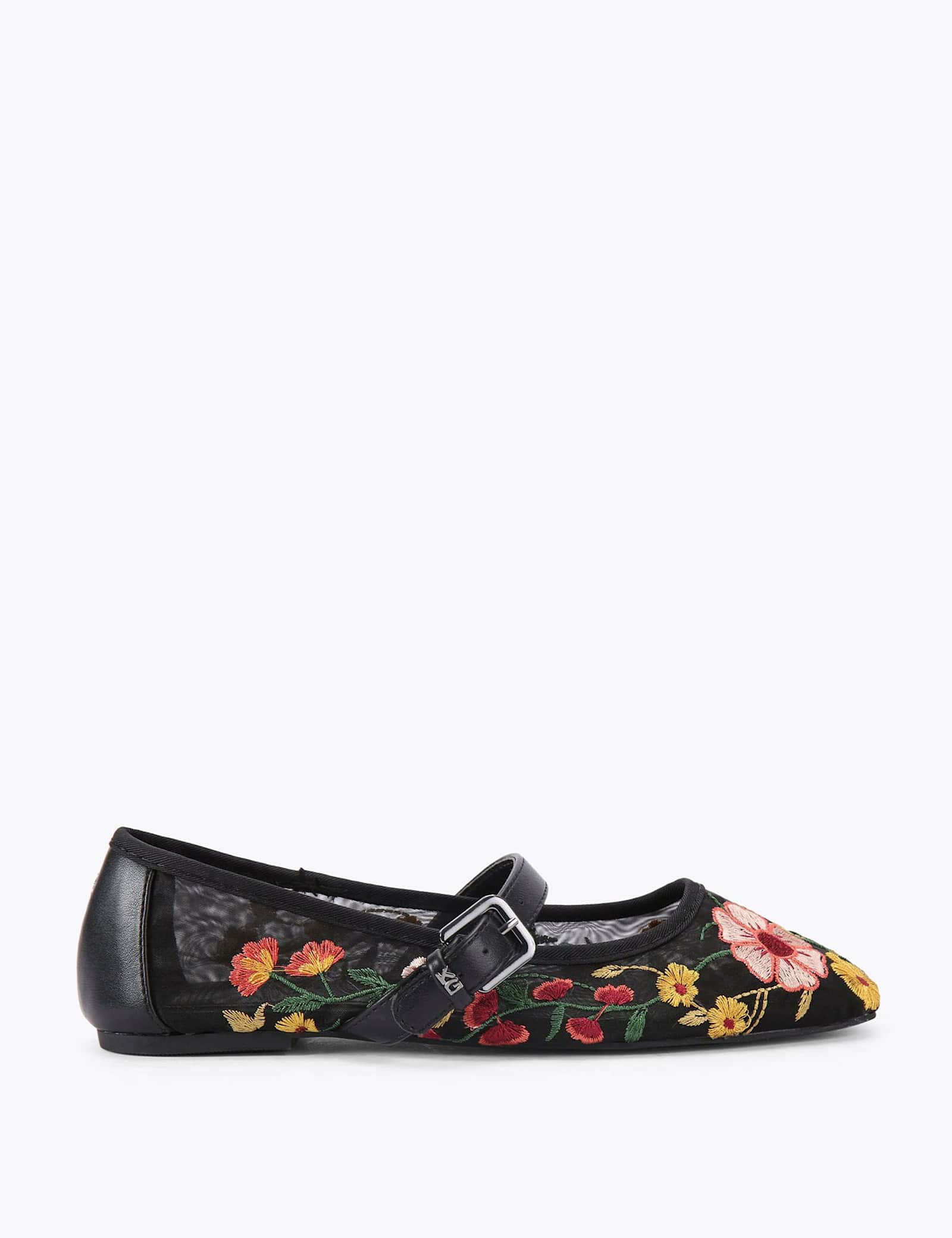 Floral Flat Mesh Ballet Flats - image 2
