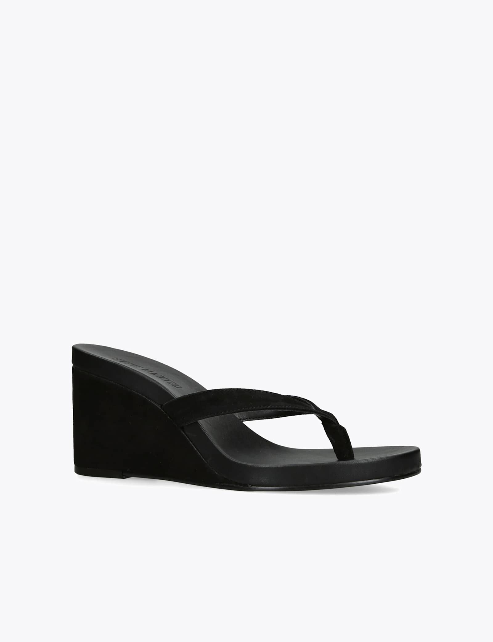 Leather Wedge Sandals - image 5