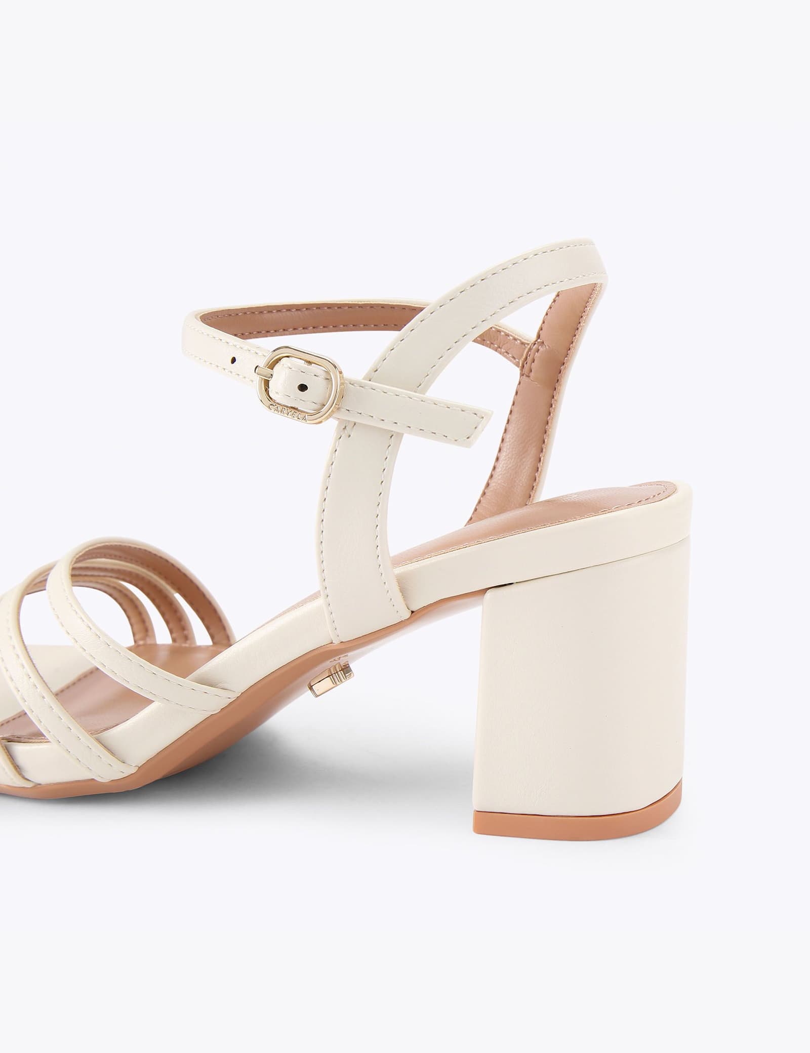 Wide Fit Ankle Strap Block Heel Sandals - image 2