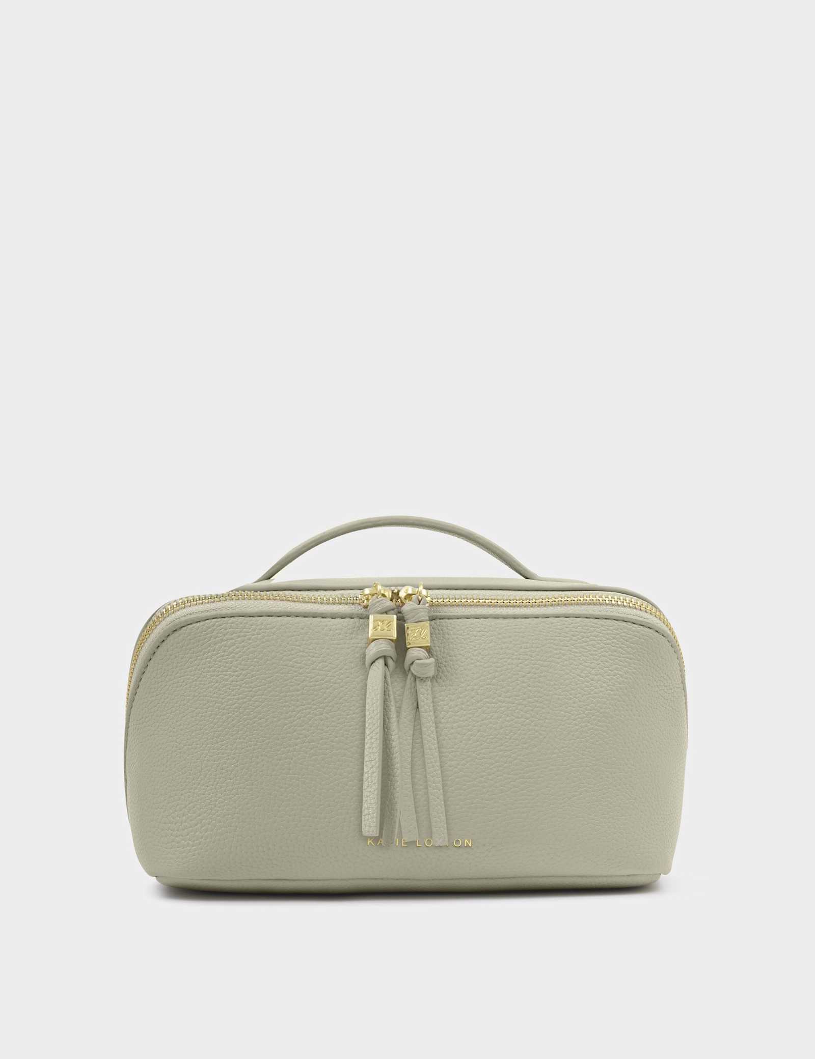 Faux Suede Medium Flat Lay Toiletry Bag - image 3