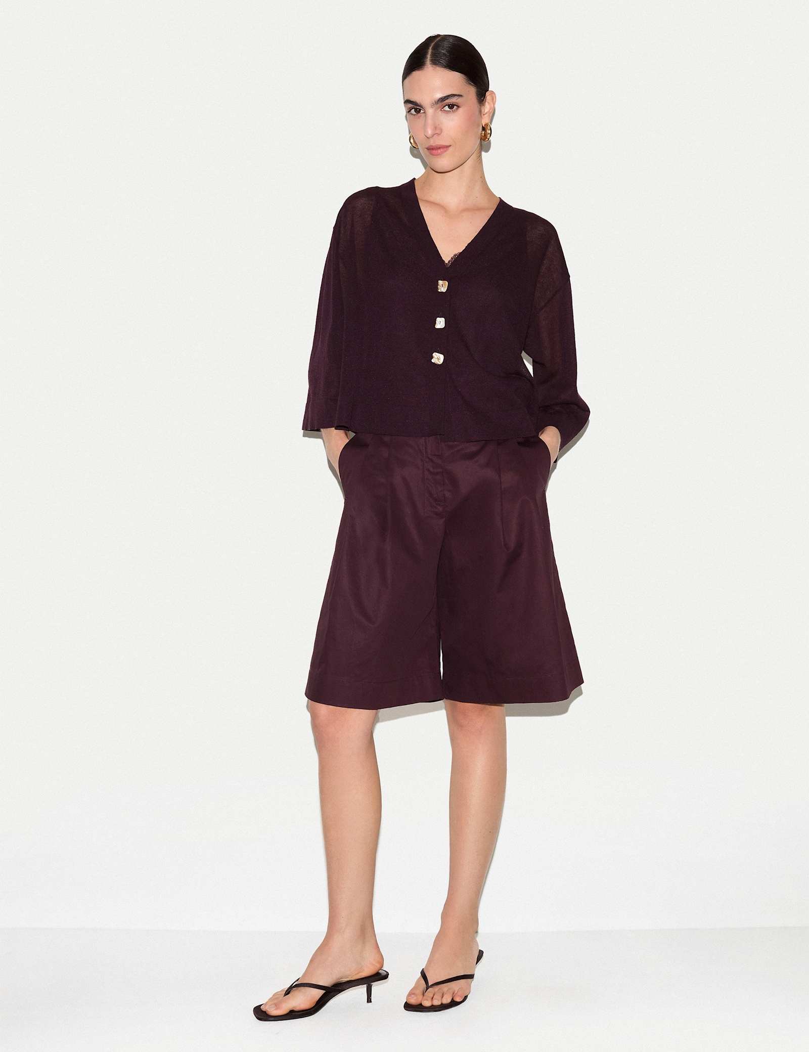 Textured Sheer Cardigan - image 4