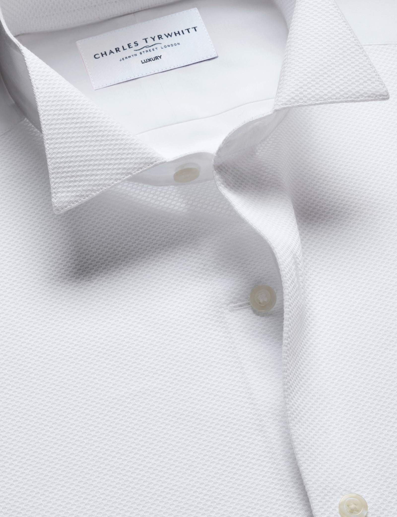 Wing Collar Marcella Bib Evening Shirt - image 4