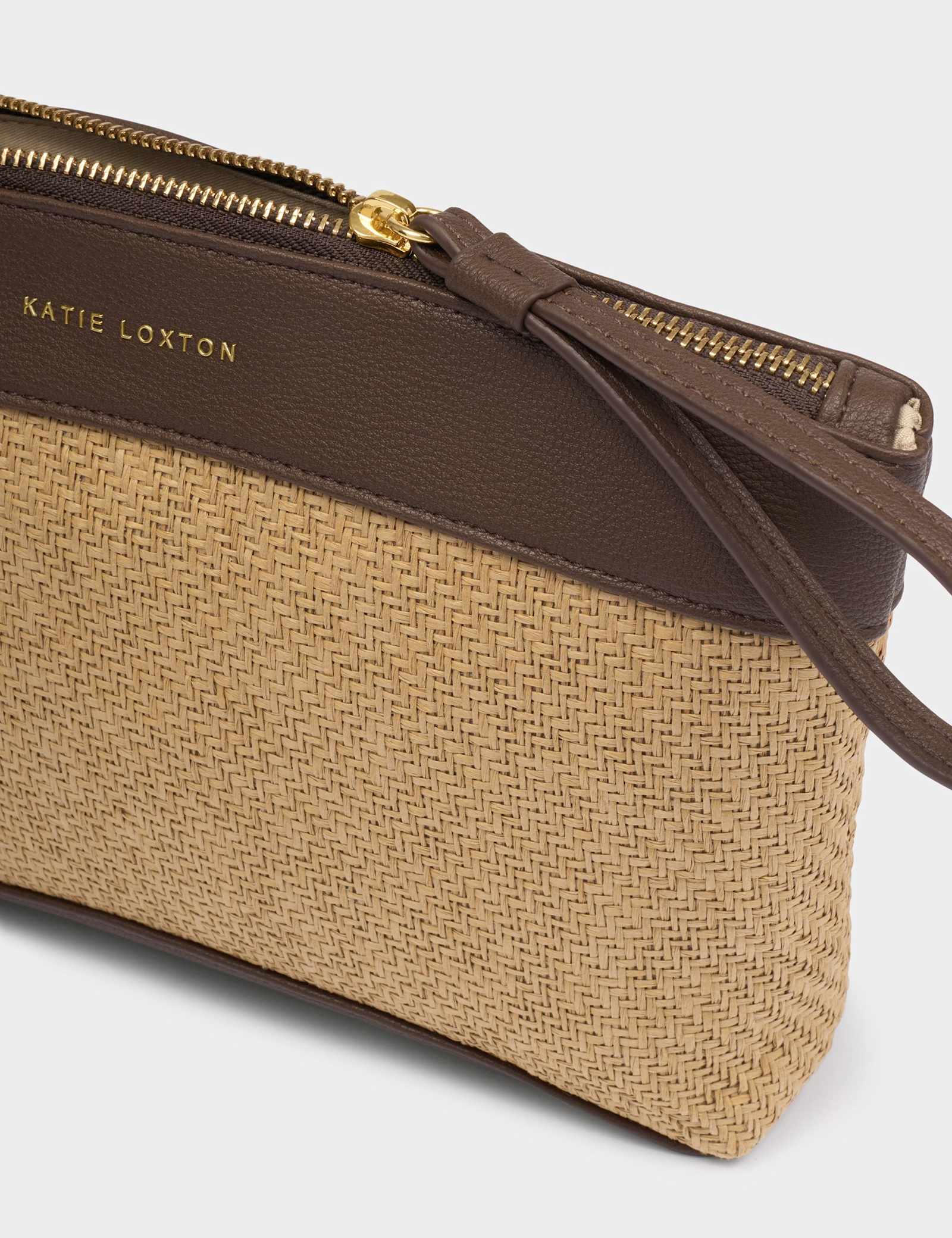Wristlet Raffia Clutch Bag - image 4