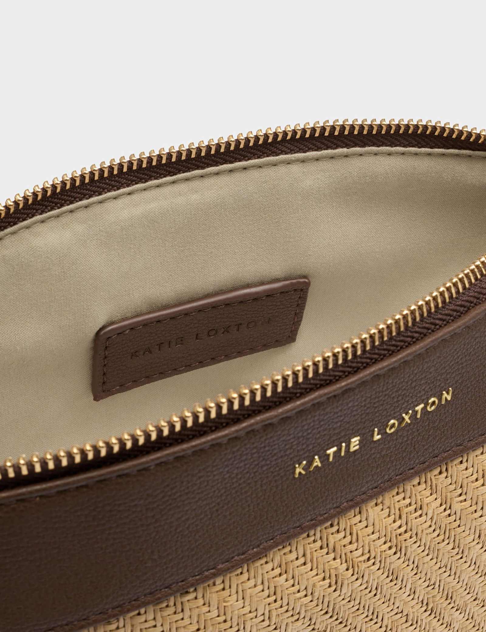 Wristlet Raffia Clutch Bag - image 3