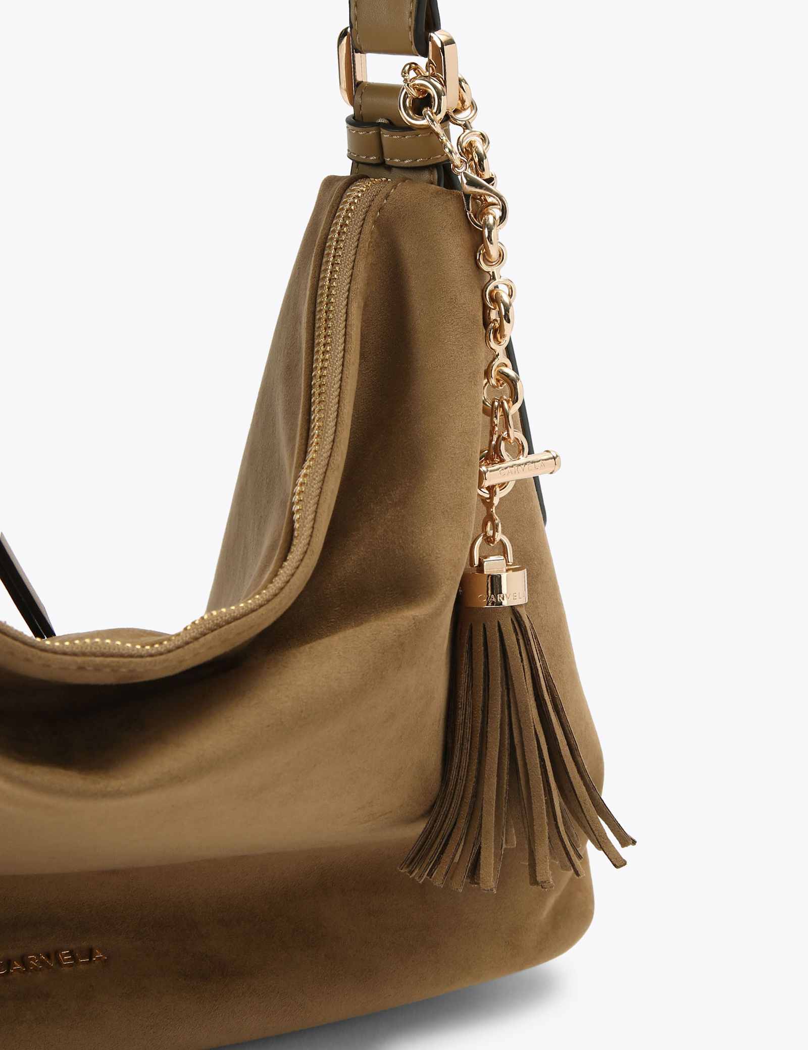 Suede Shoulder Bag - image 2