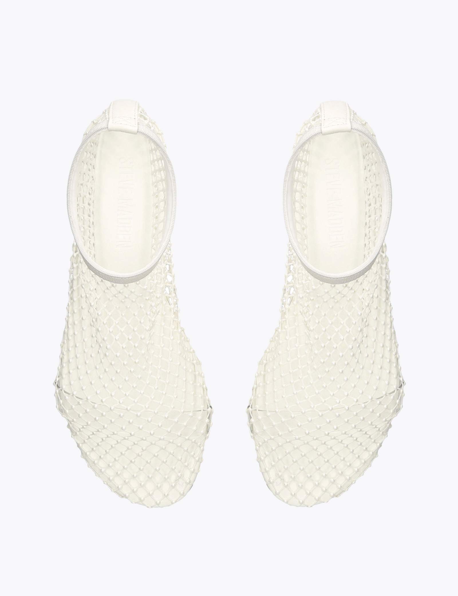 Pearl Mesh Flat Pumps - image 3