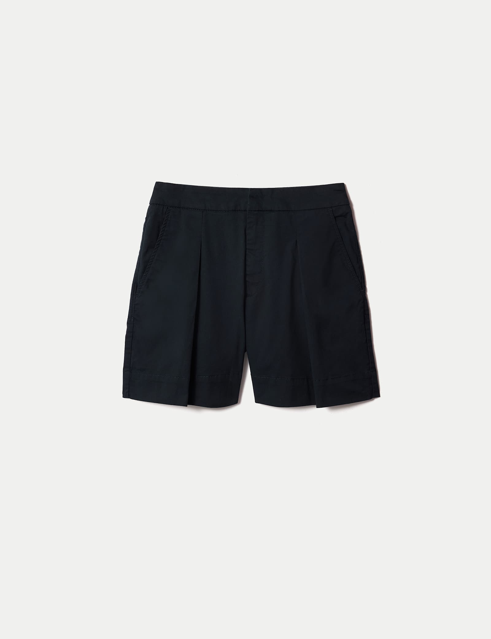 Cotton Rich Pleat Front Chino Shorts - image 1