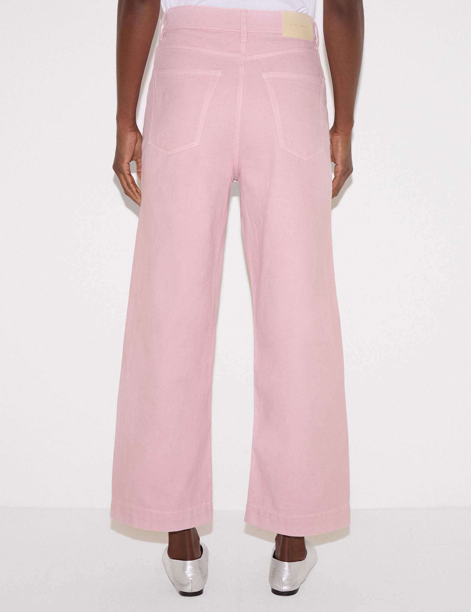 High Waisted Wide Leg Ankle Grazer Jeans - image 5