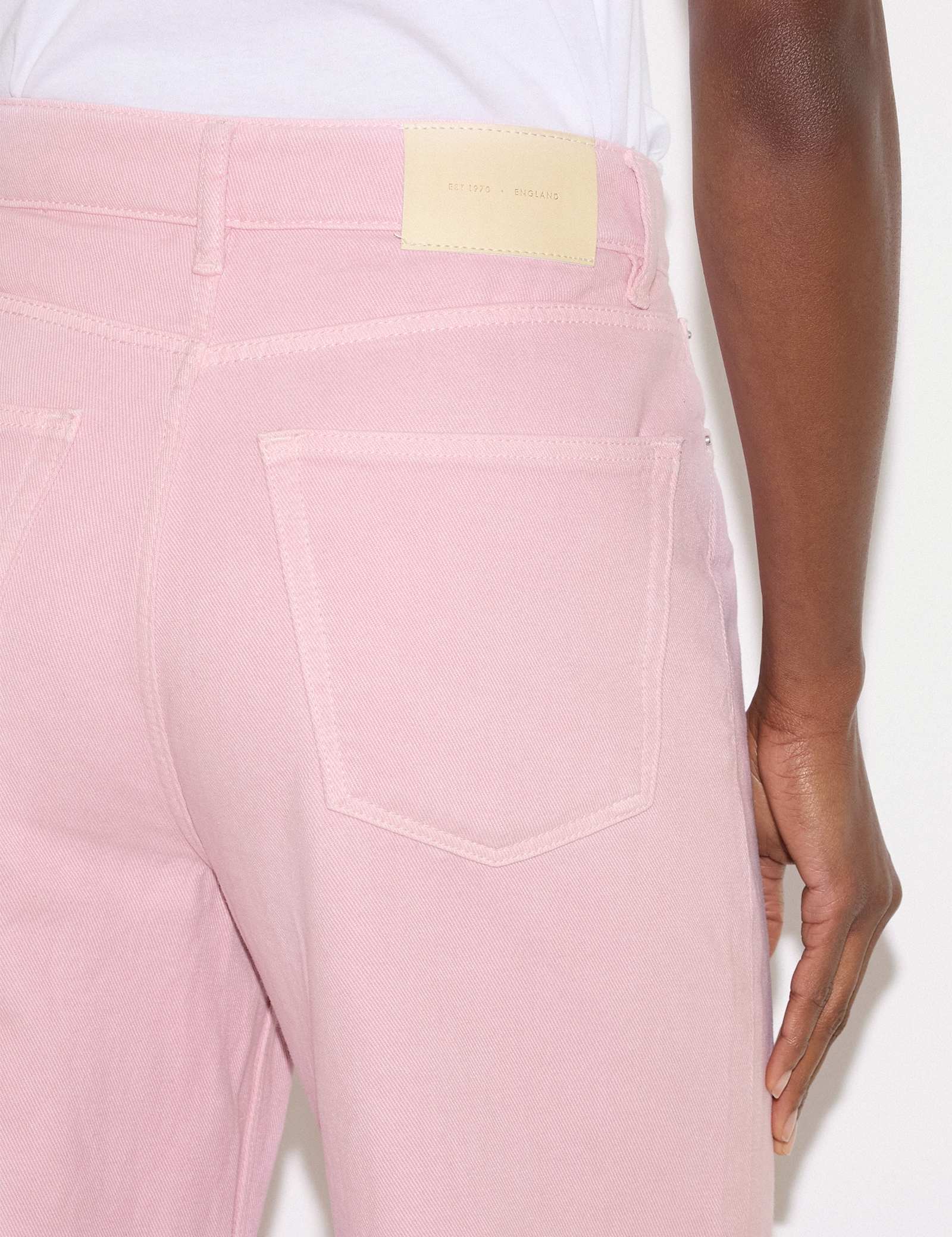 High Waisted Wide Leg Ankle Grazer Jeans - image 3