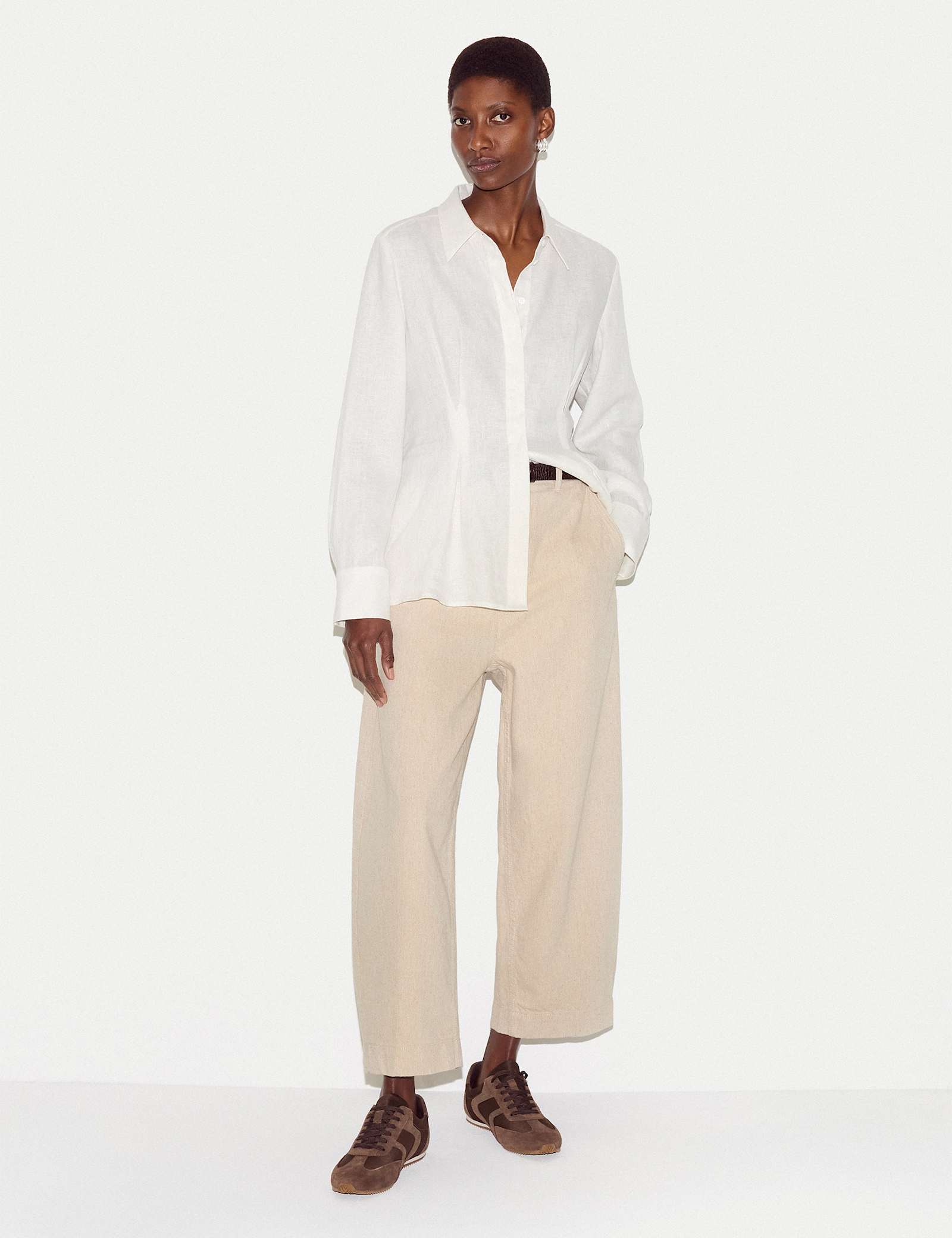 High Waisted Barrel Cropped Jeans - image 2