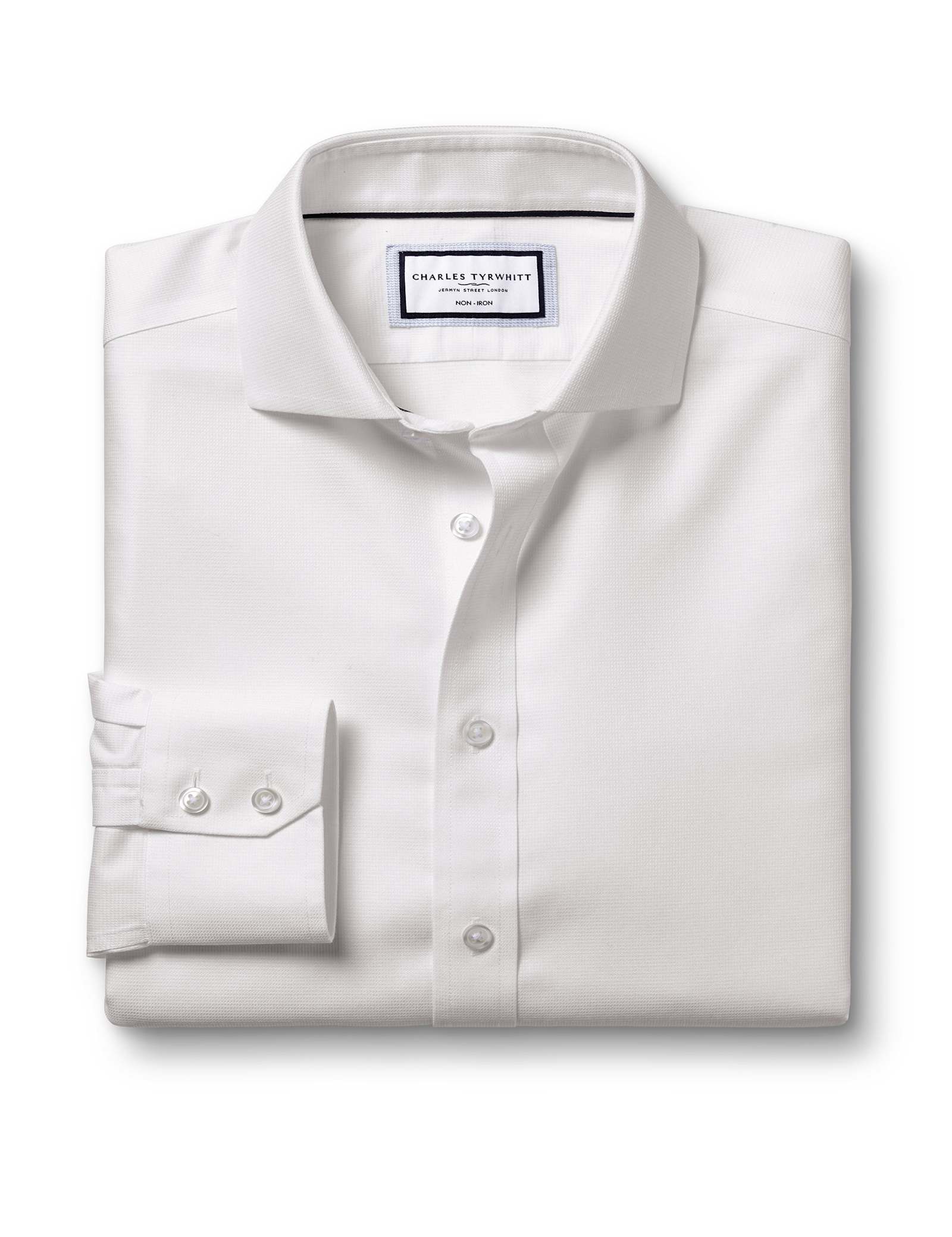 Slim Fit Non Iron Pure Cotton Shirt - image 1