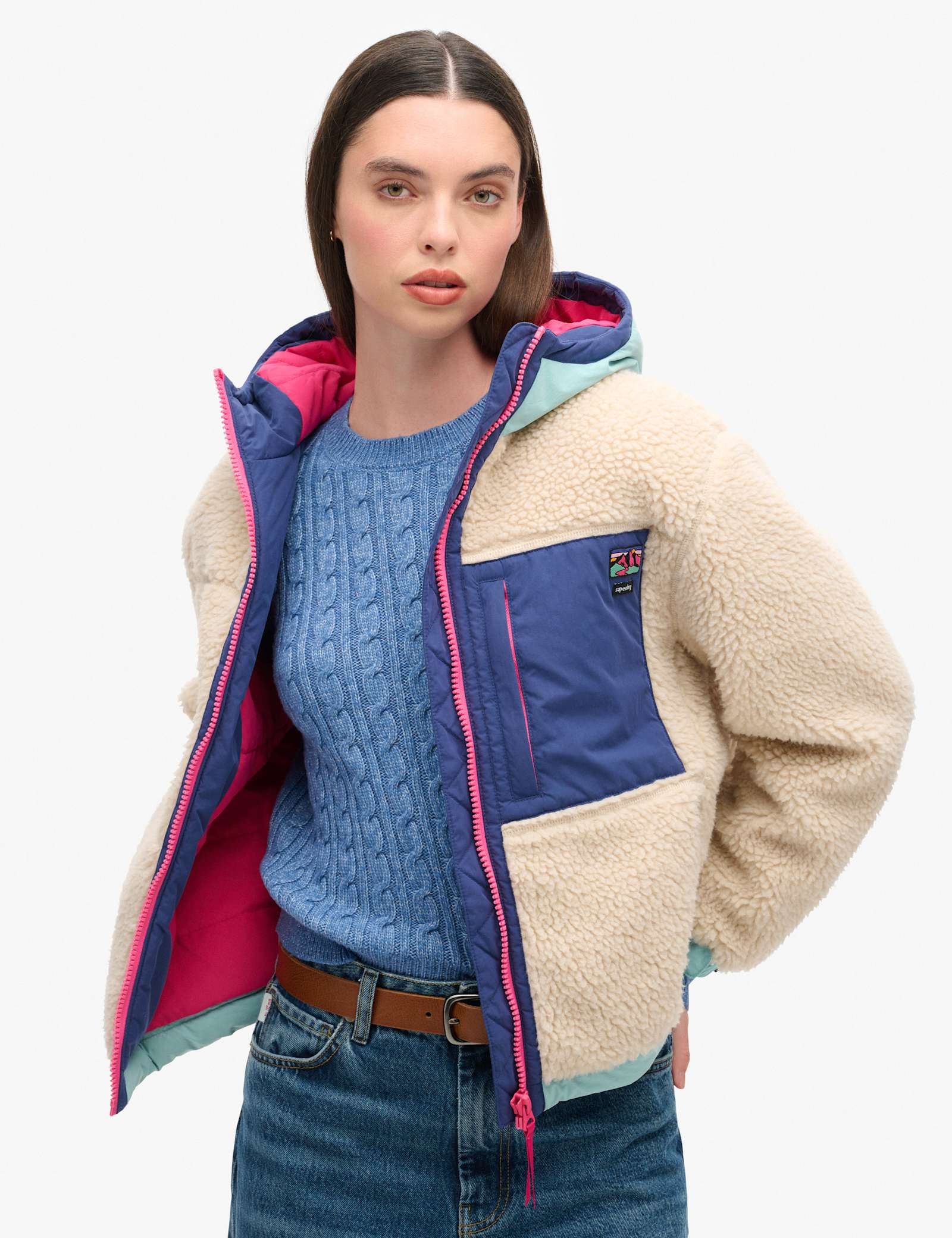Hooded Fleece Jacket - image 1